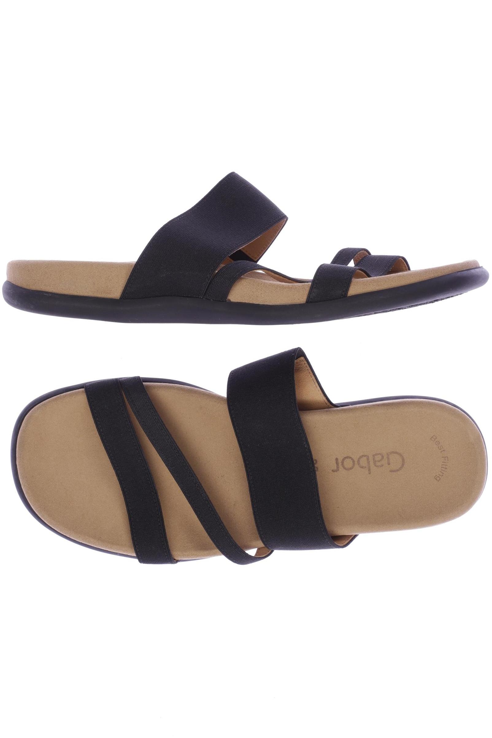 

Gabor Damen Sandale, schwarz, Gr. 38