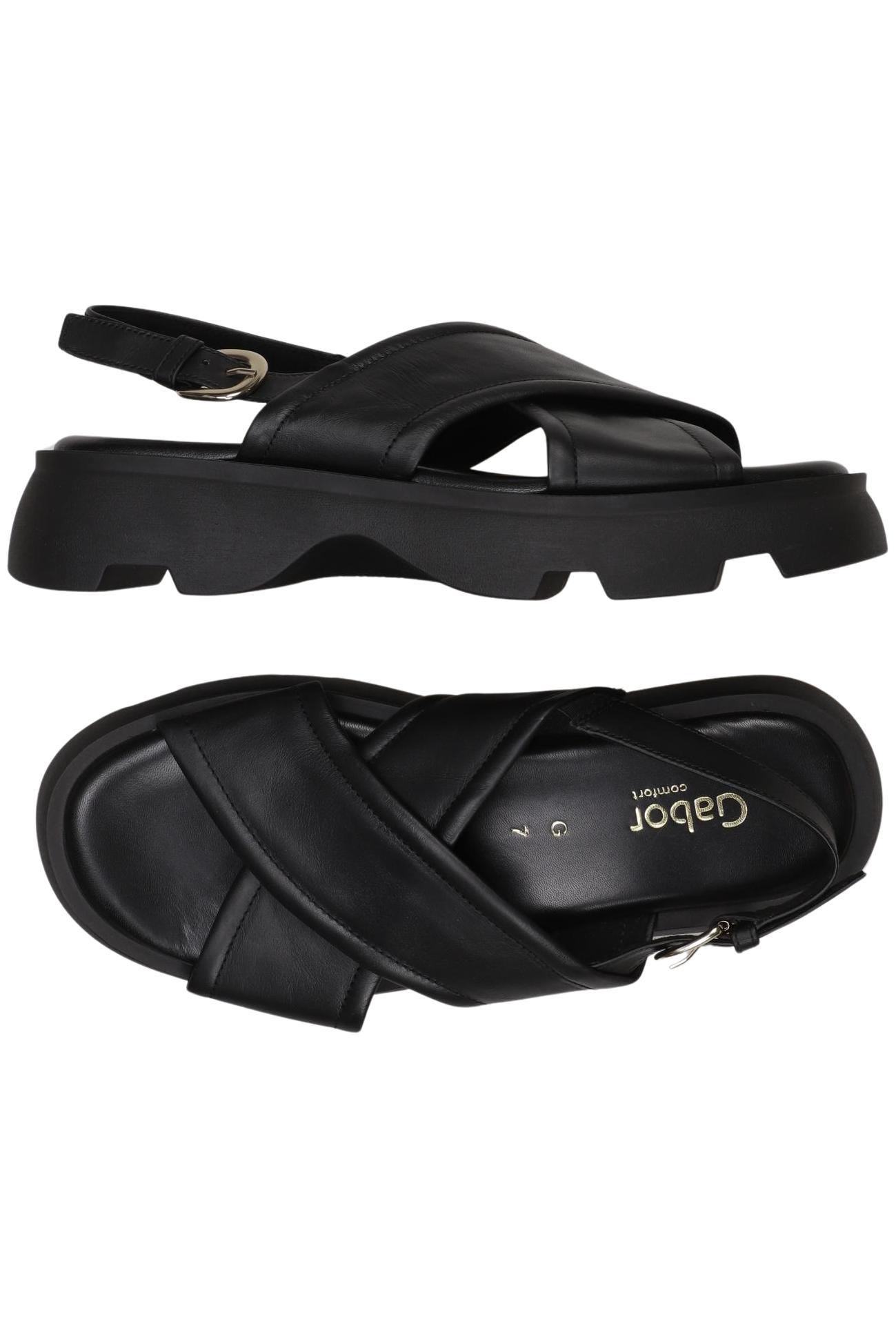 

Gabor Damen Sandale, schwarz, Gr. 7