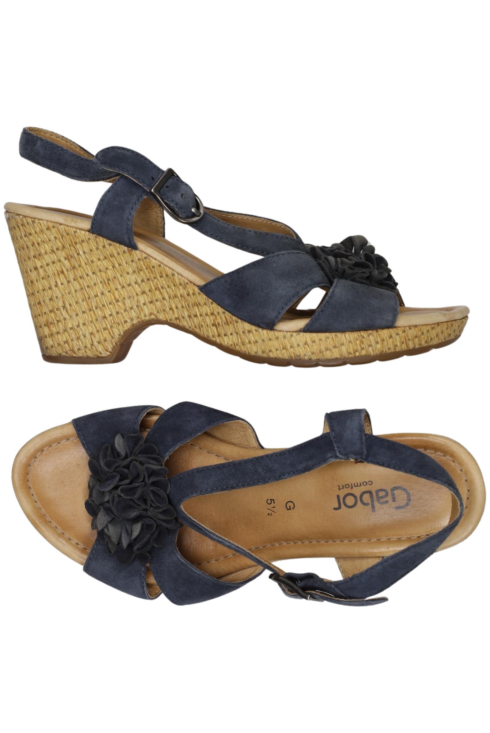 

Gabor Damen Sandale, marineblau, Gr. 5.5