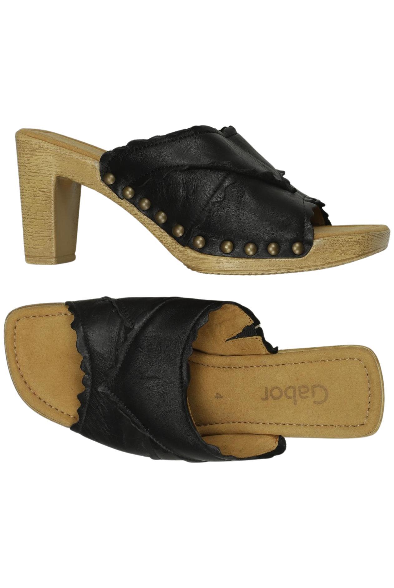 

Gabor Damen Sandale, schwarz, Gr. 4