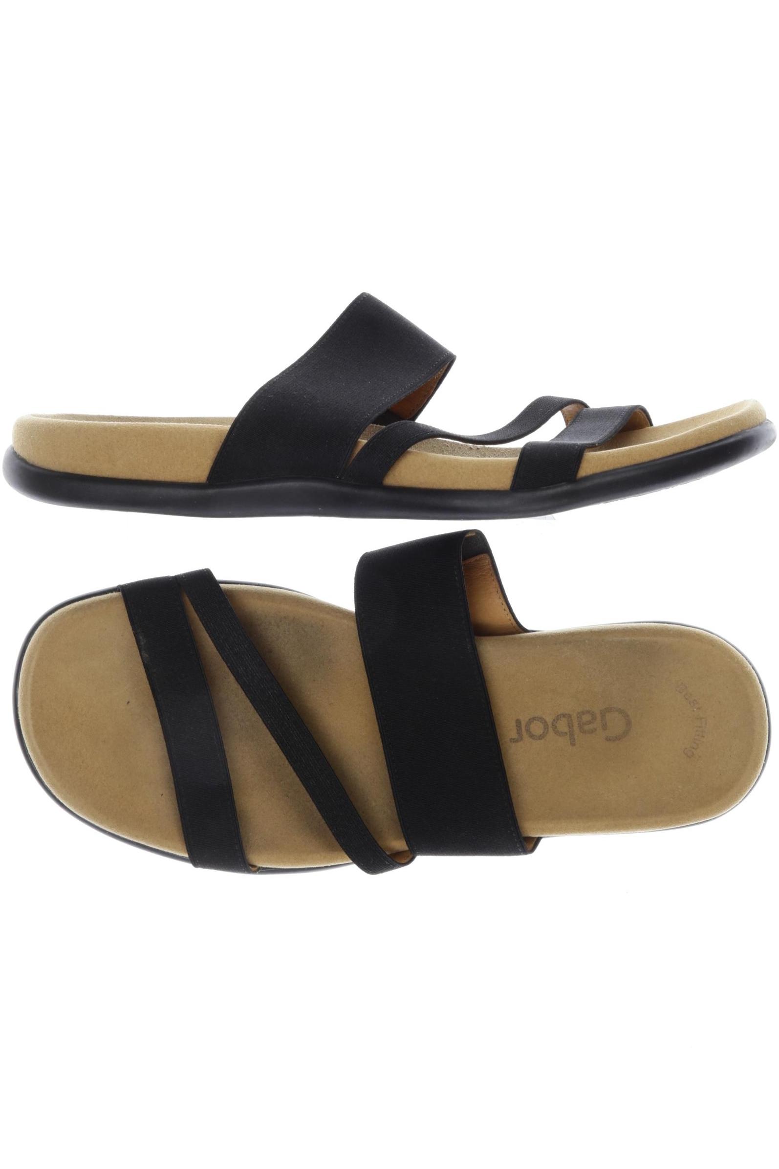 

Gabor Damen Sandale, schwarz, Gr. 38