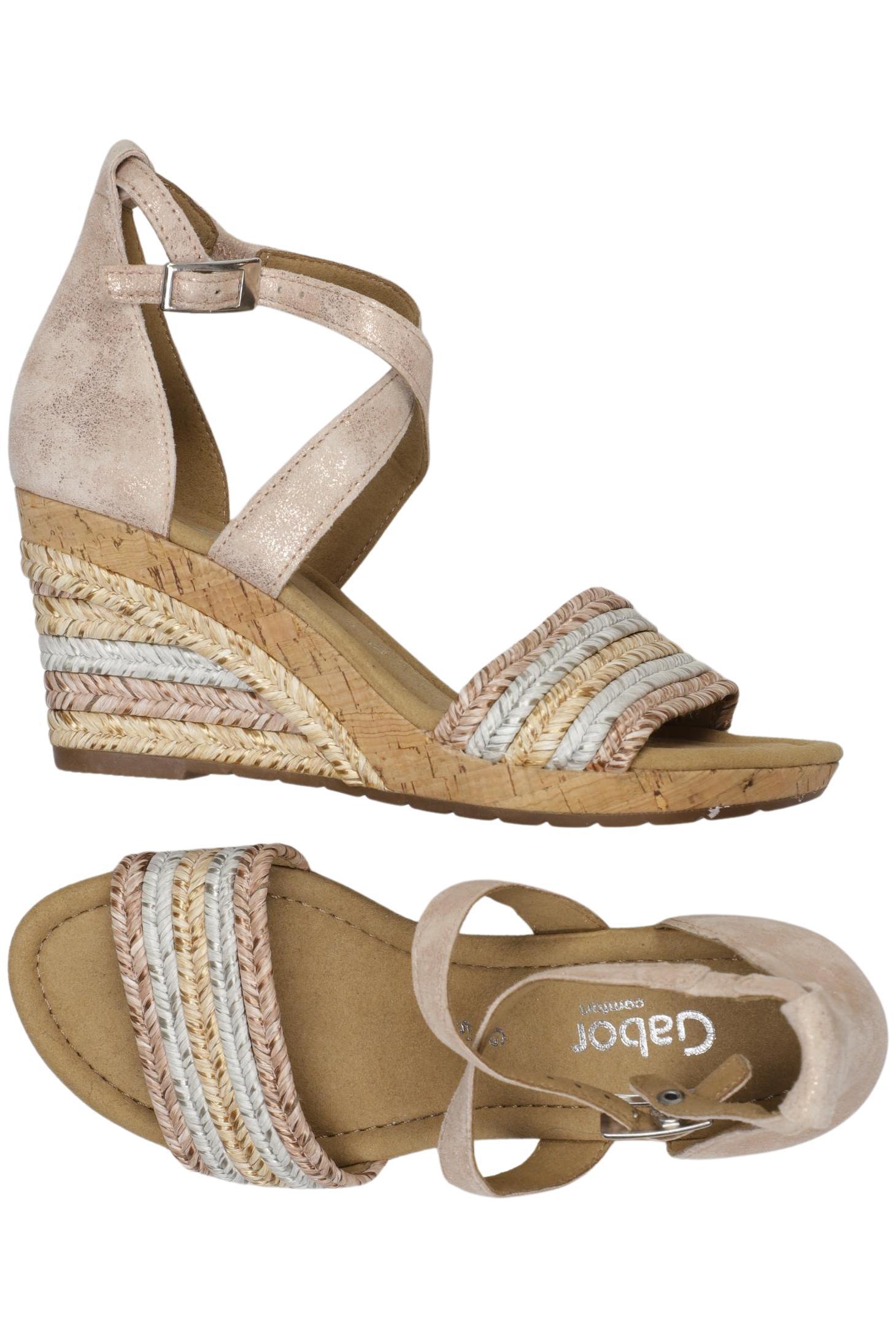 

Gabor Damen Sandale, beige, Gr. 5.5