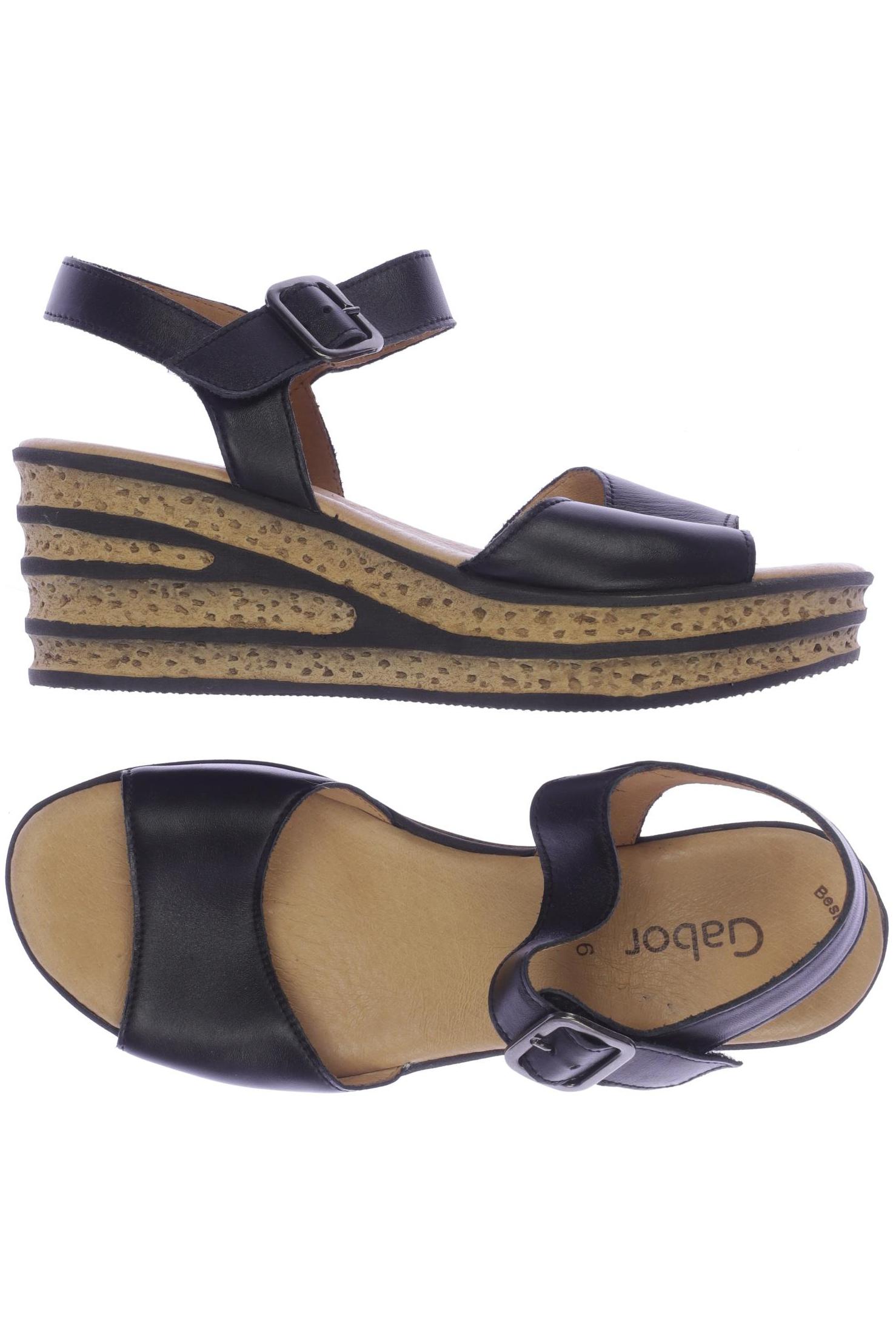 

Gabor Damen Sandale, schwarz, Gr. 6