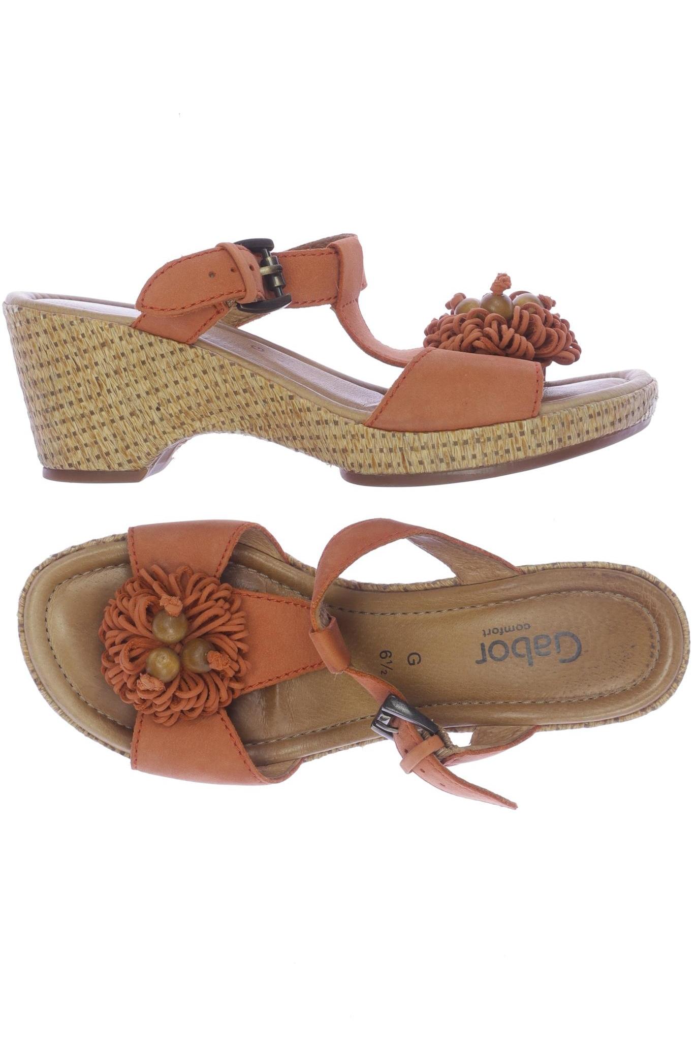 

Gabor Damen Sandale, orange, Gr. 6.5