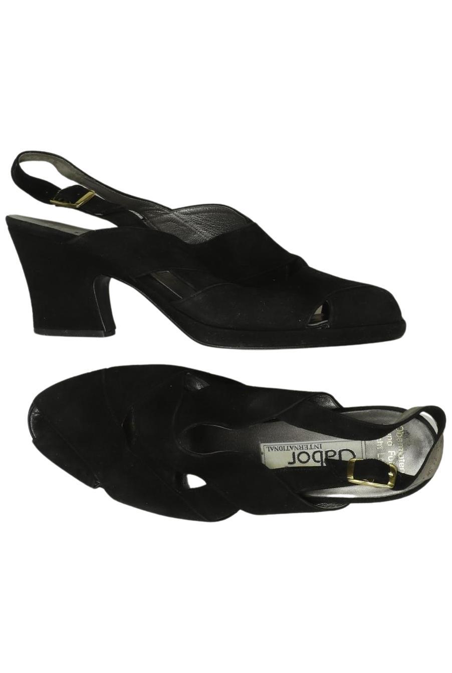 

Gabor Damen Sandale, schwarz, Gr. 6.5