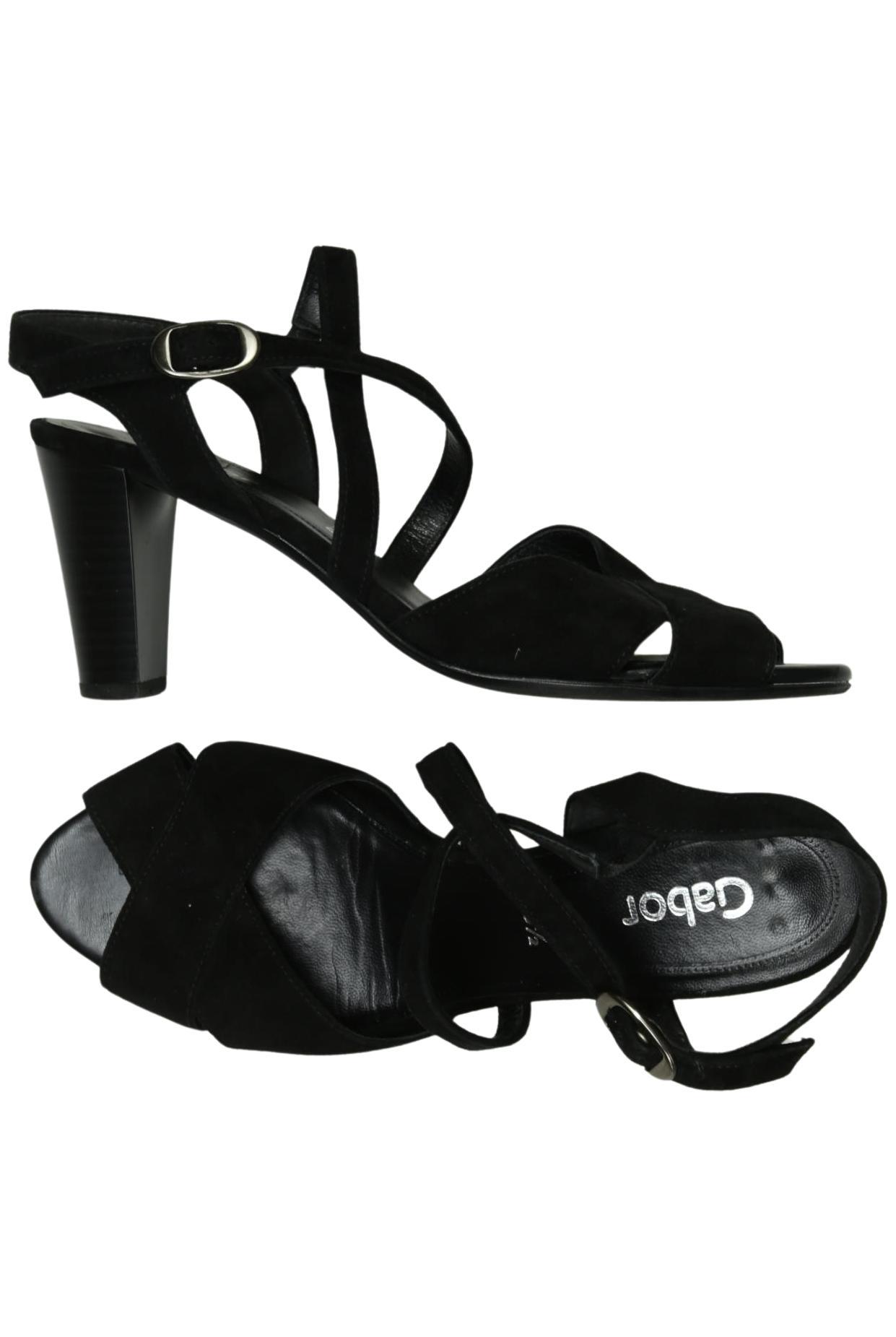 

Gabor Damen Sandale, schwarz, Gr. 5.5