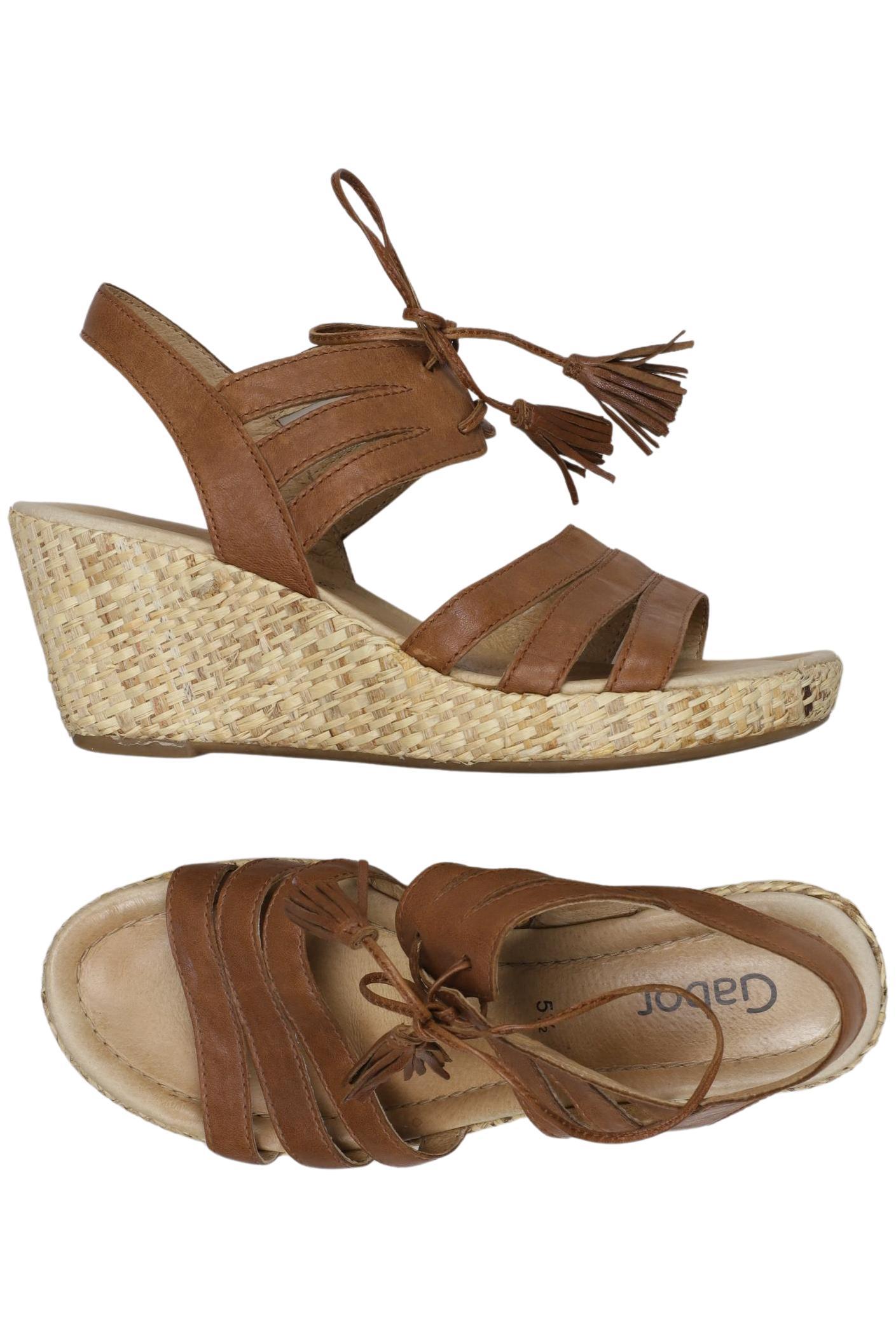 

Gabor Damen Sandale, braun, Gr. 5.5