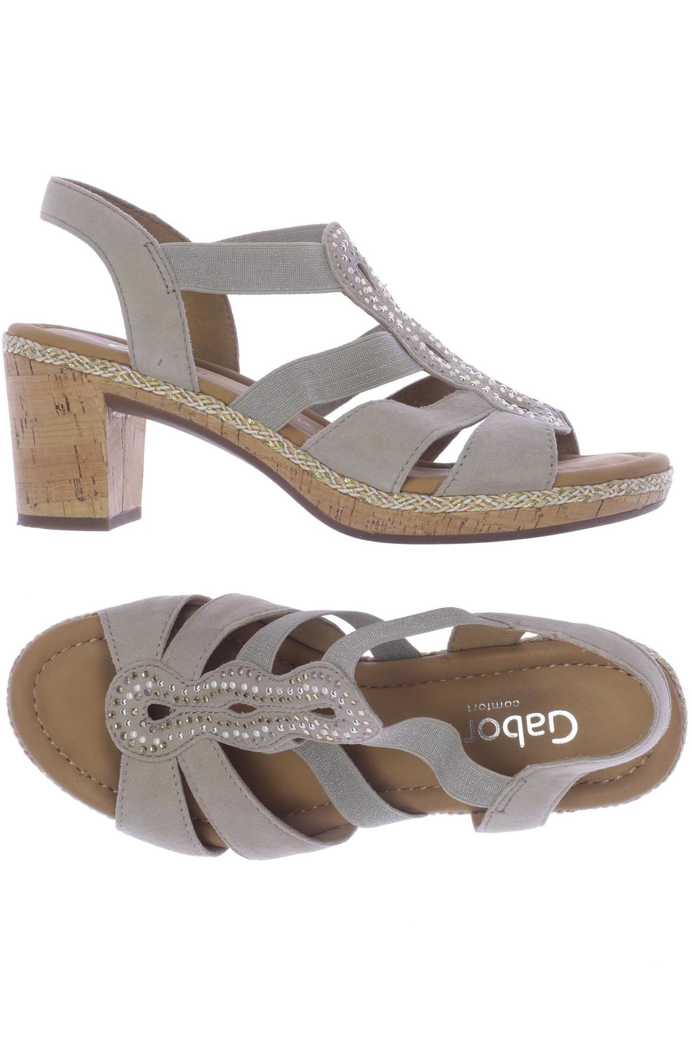 

Gabor Damen Sandale, beige, Gr. 5