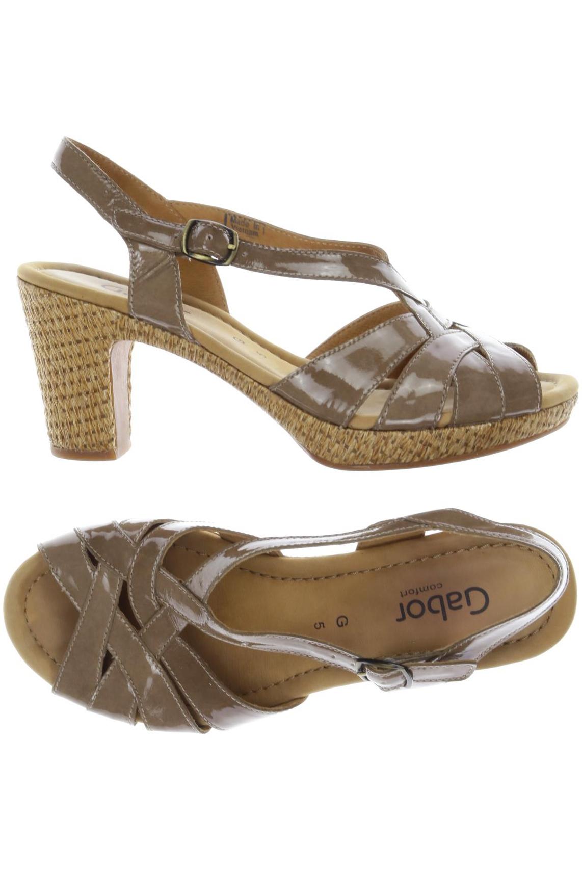 

Gabor Damen Sandale, beige, Gr. 5