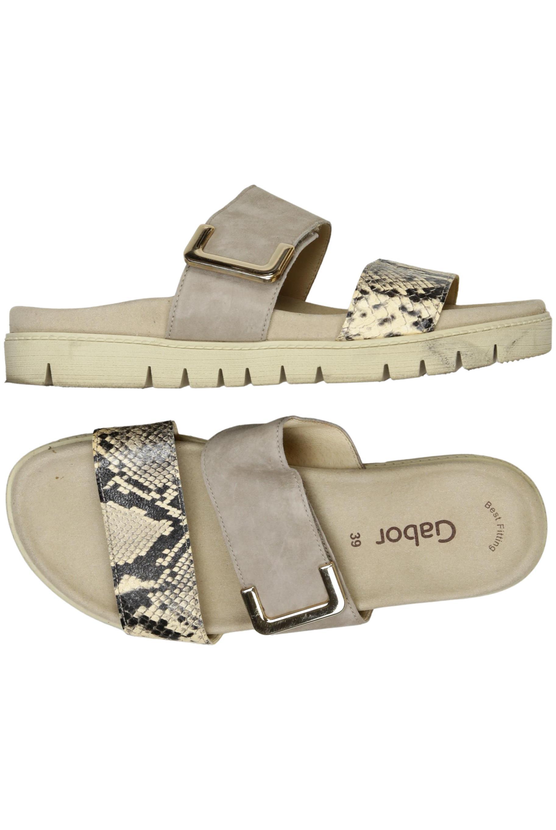 

Gabor Damen Sandale, beige, Gr. 39