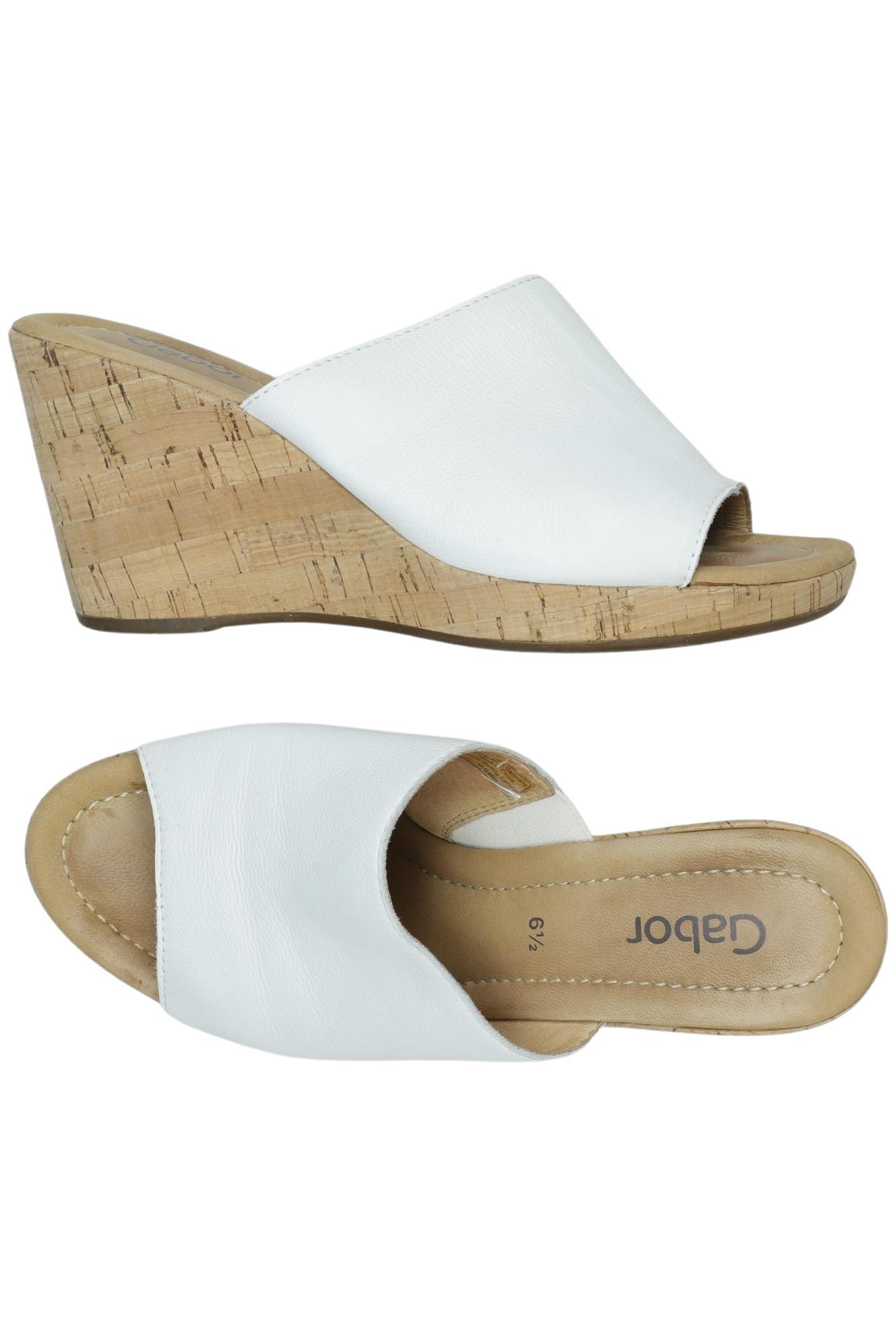 

Gabor Damen Sandale, weiß, Gr. 6.5