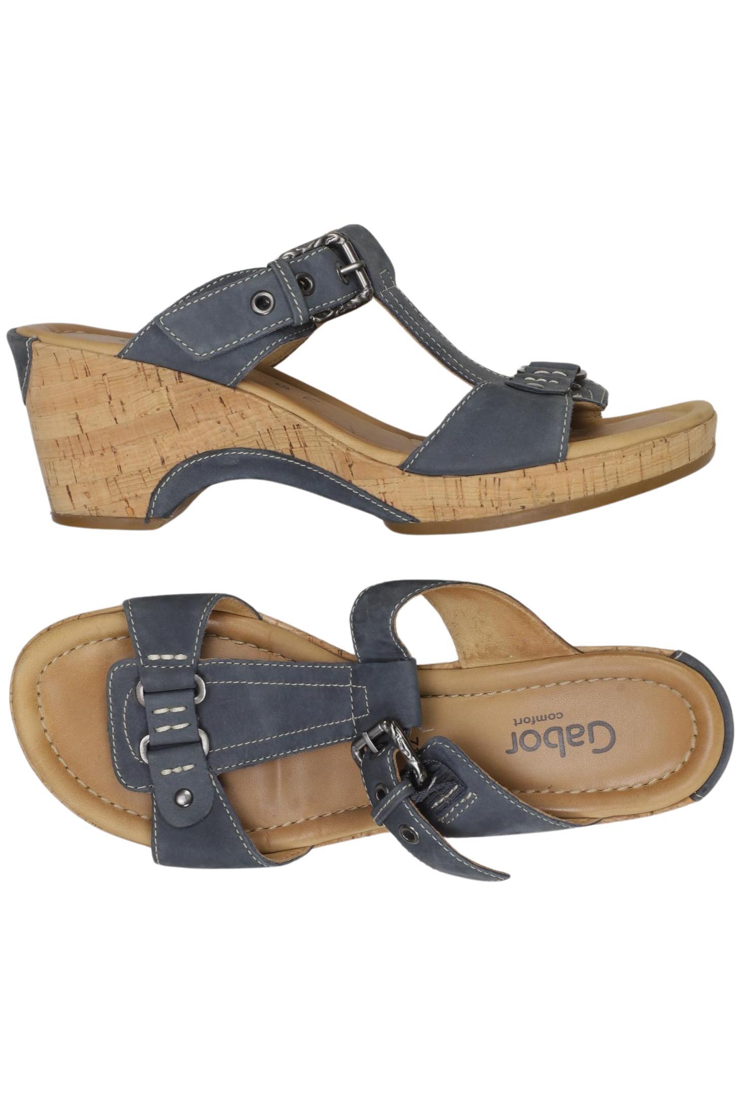 

Gabor Damen Sandale, blau, Gr. 7.5