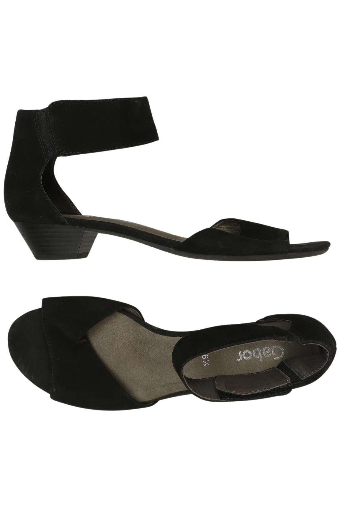 

Gabor Damen Sandale, schwarz, Gr. 6.5