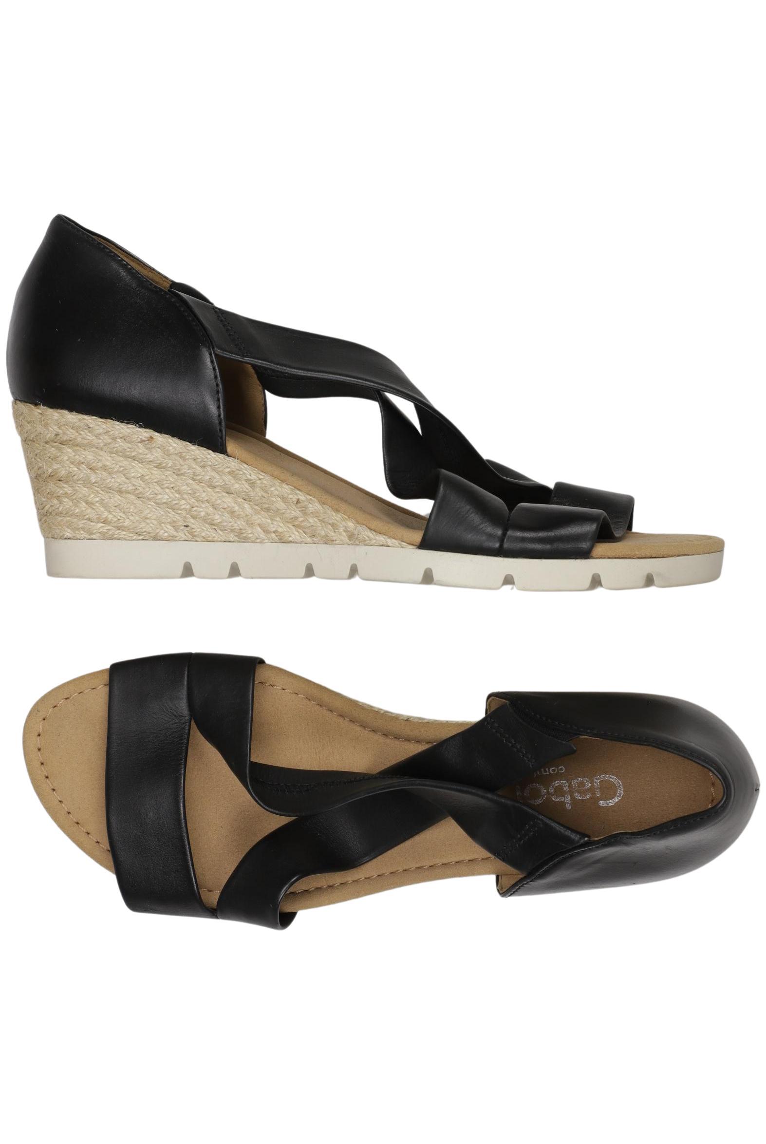 

Gabor Damen Sandale, schwarz, Gr. 6.5