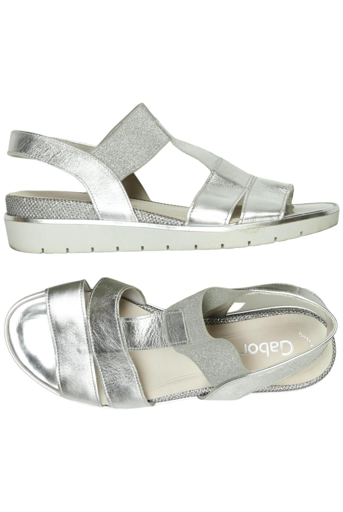 

Gabor Damen Sandale, silber, Gr. 5.5