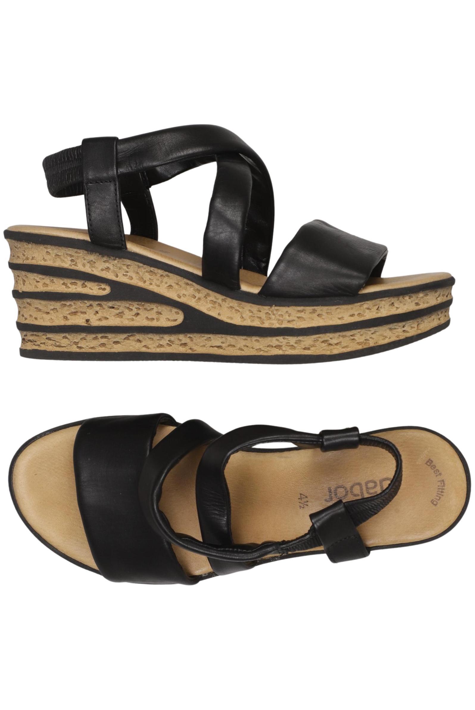 

Gabor Damen Sandale, schwarz, Gr. 4.5