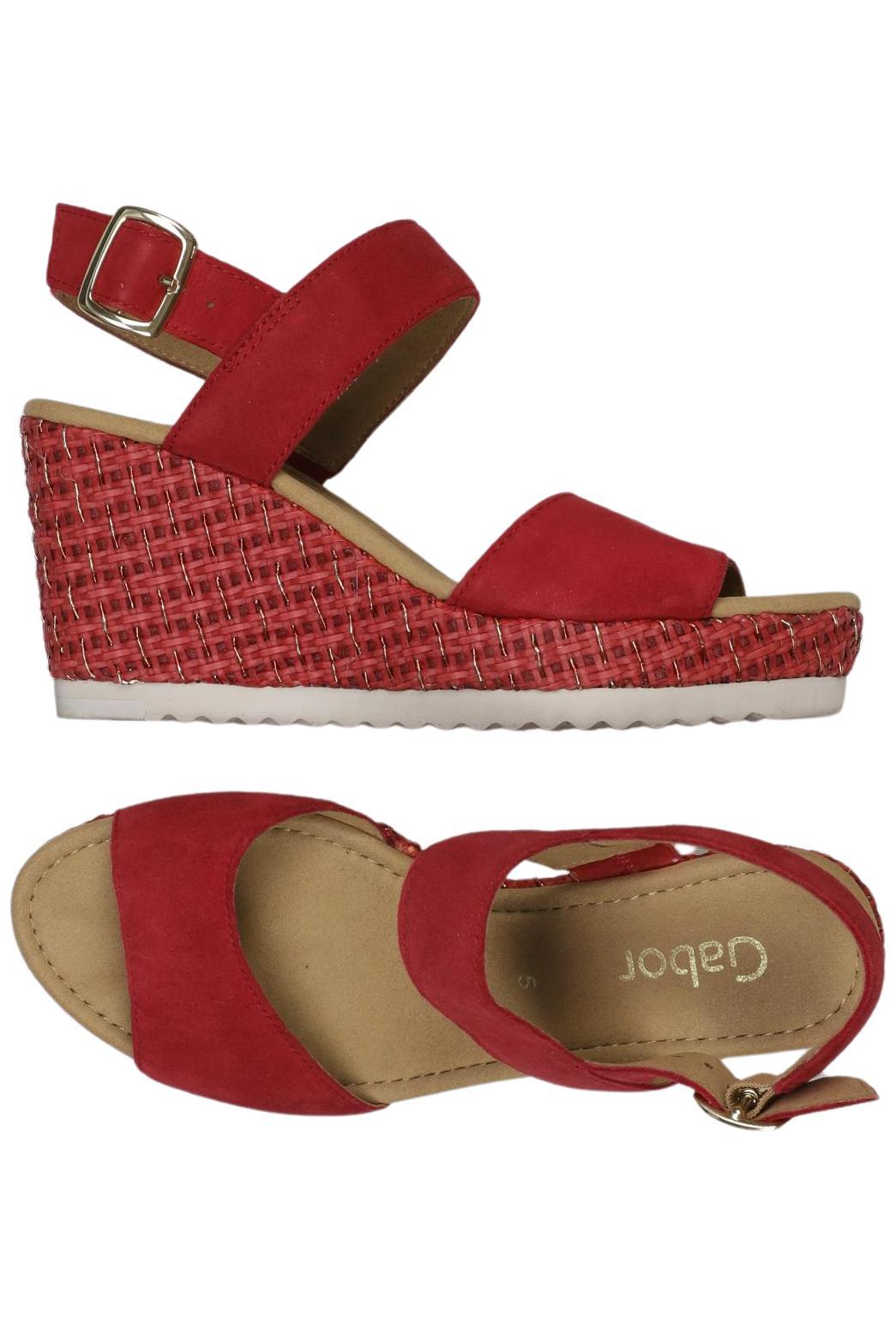 

Gabor Damen Sandale, rot, Gr. 5