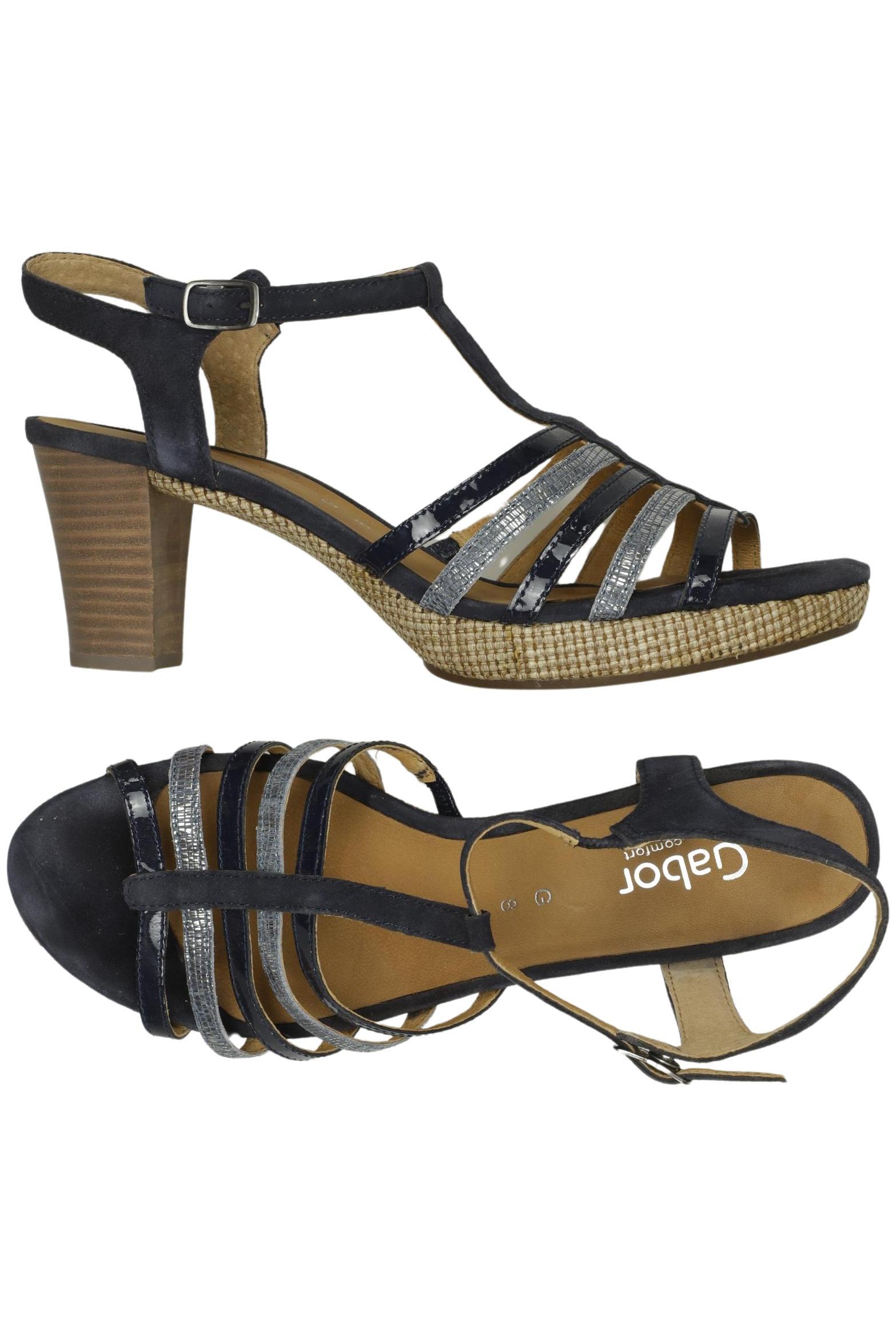 

Gabor Damen Sandale, marineblau, Gr. 8