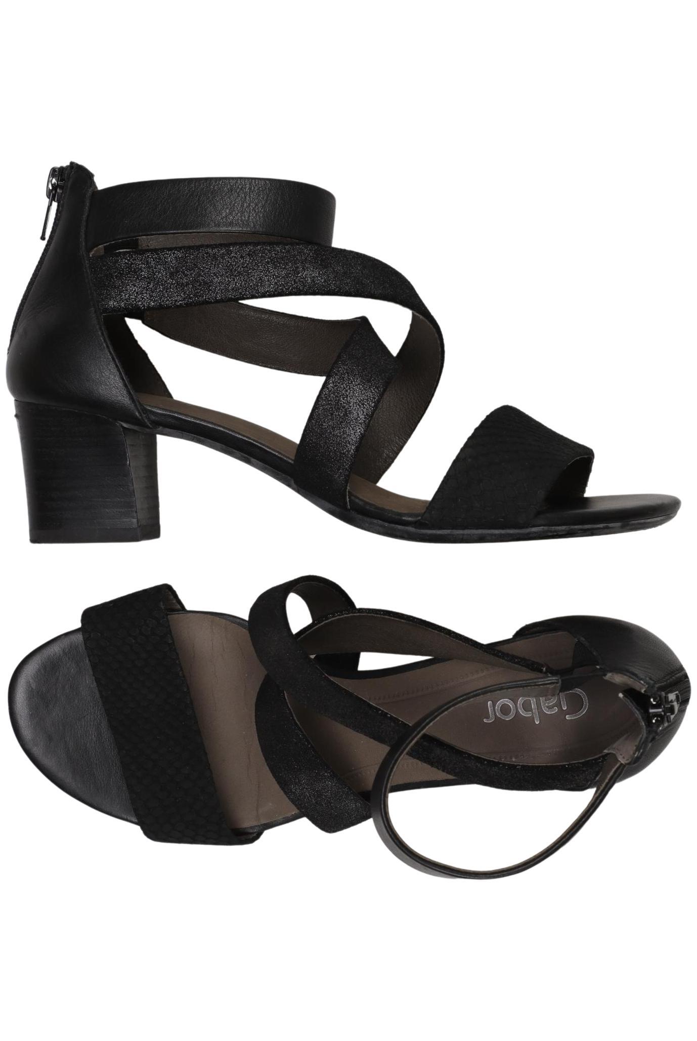 

Gabor Damen Sandale, schwarz, Gr. 6