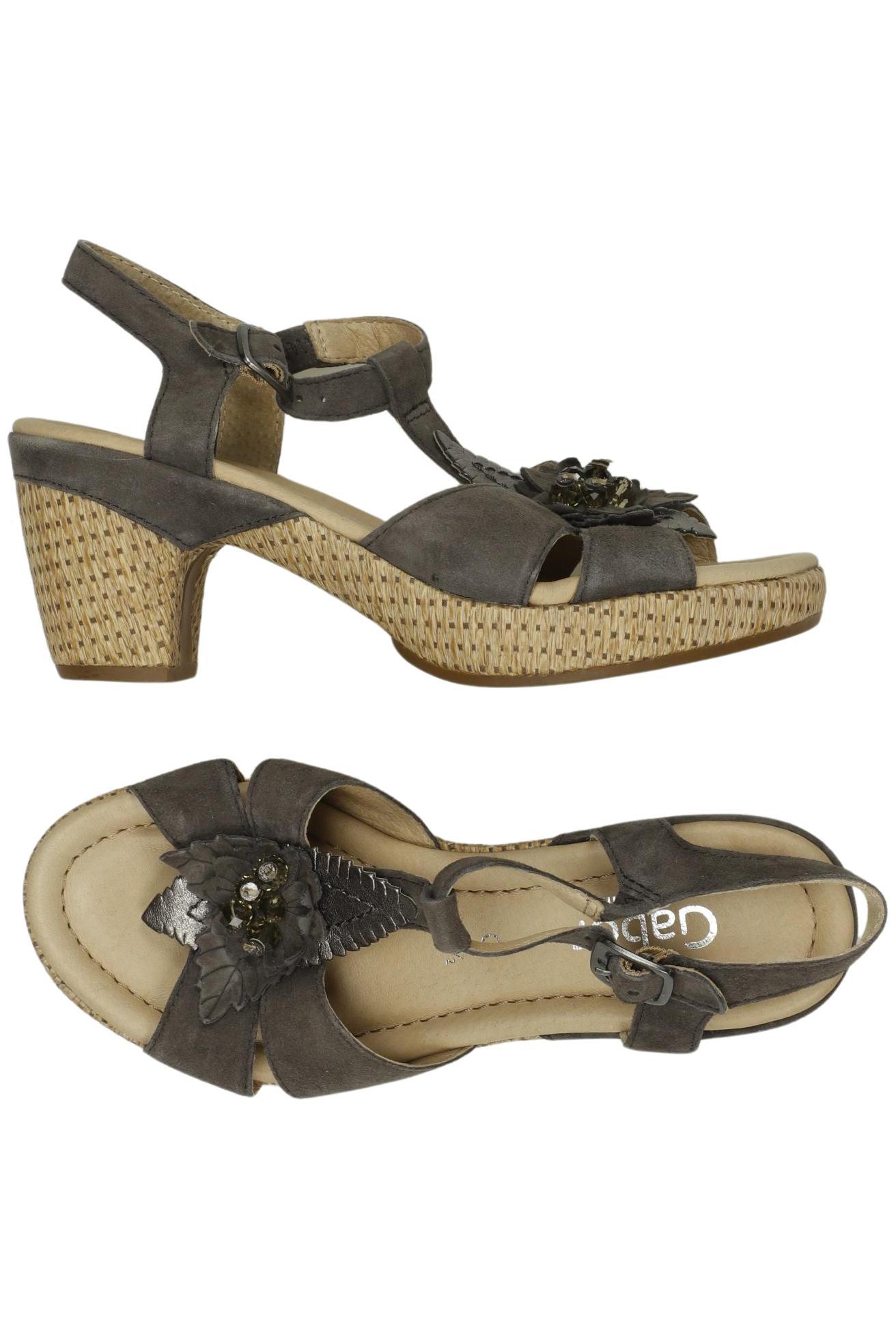 

Gabor Damen Sandale, grau, Gr. 3.5