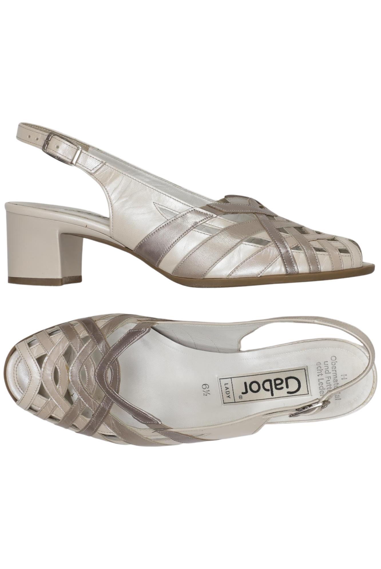 

Gabor Damen Sandale, silber, Gr. 6.5