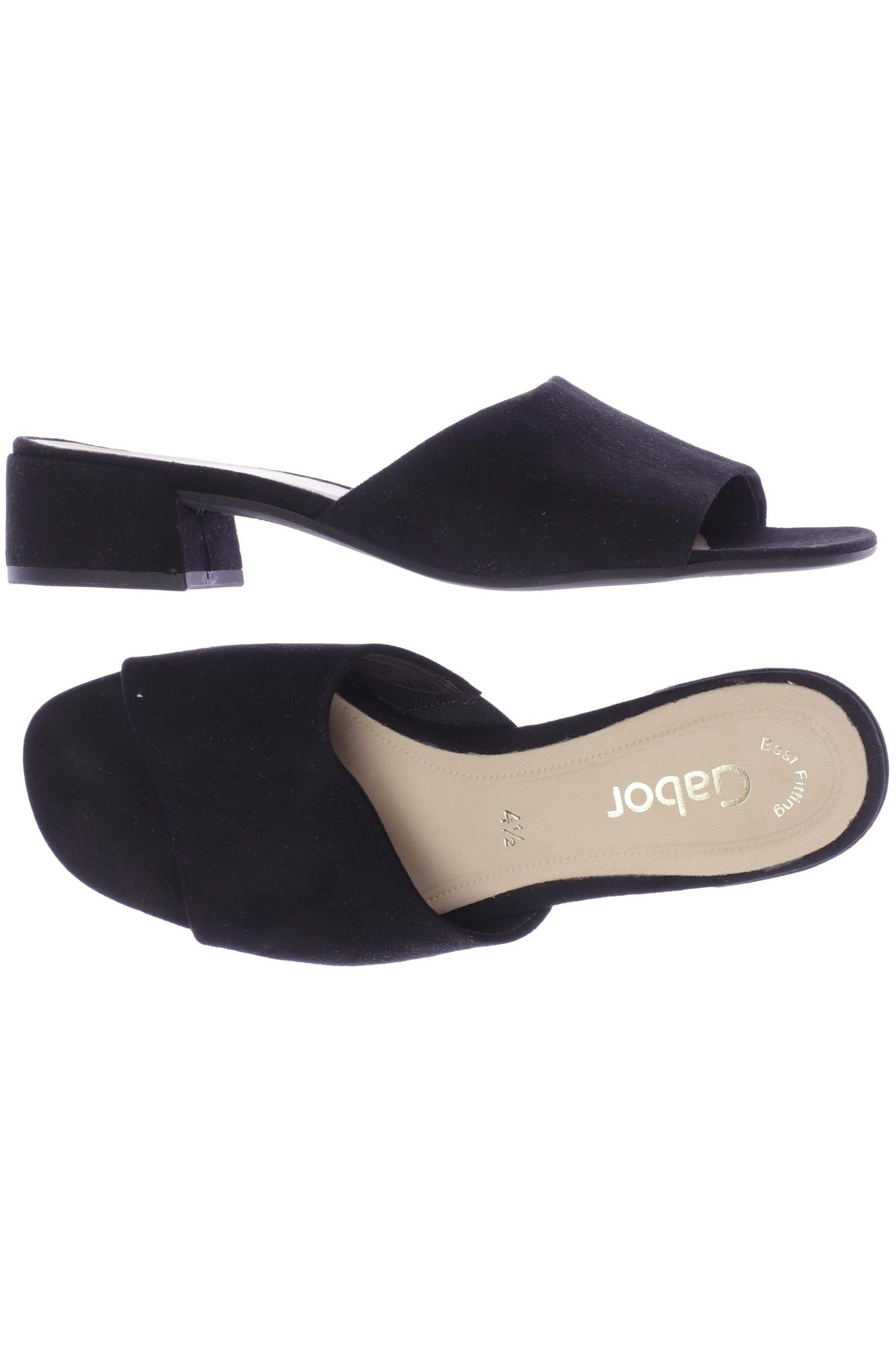 

Gabor Damen Sandale, schwarz, Gr. 4.5