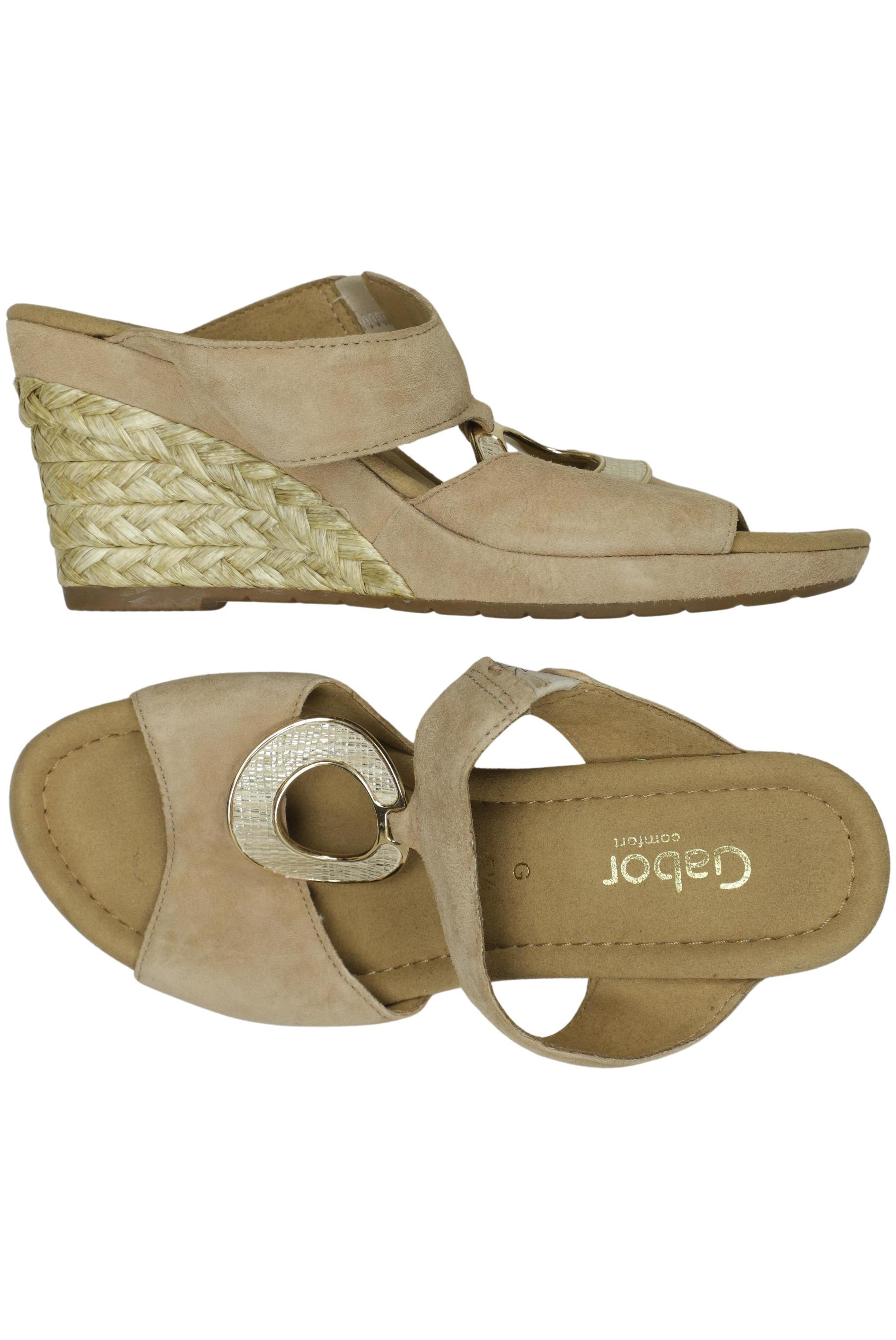 

Gabor Damen Sandale, beige, Gr. 5.5