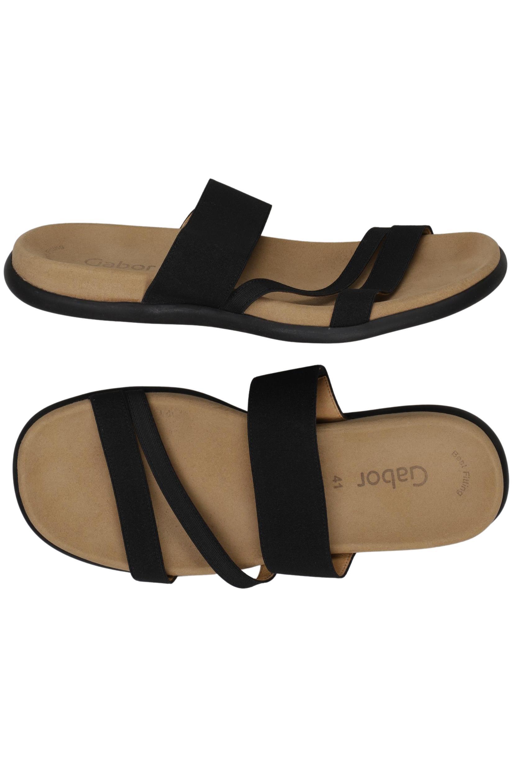 

Gabor Damen Sandale, schwarz, Gr. 41