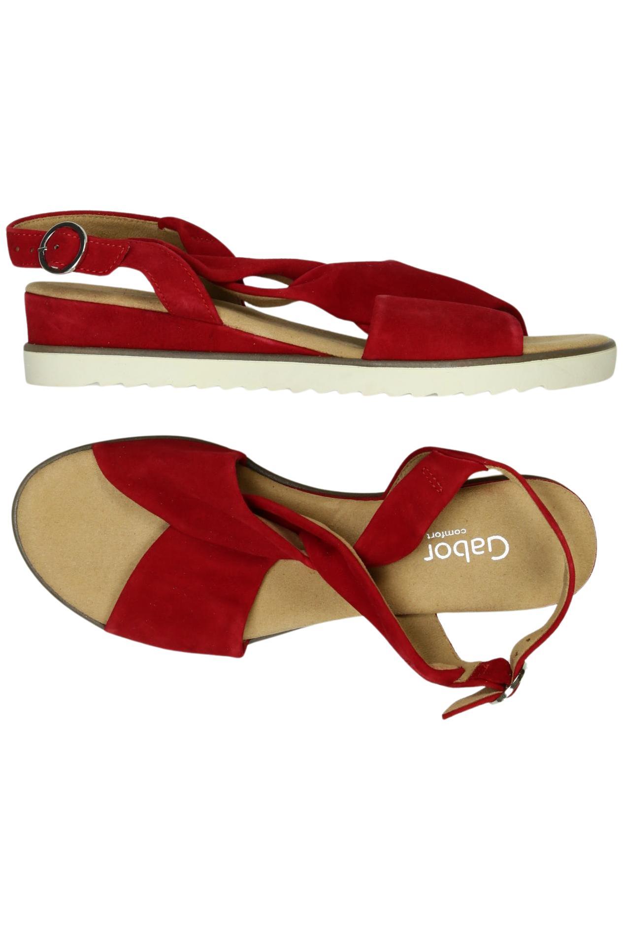 

Gabor Damen Sandale, rot, Gr. 8