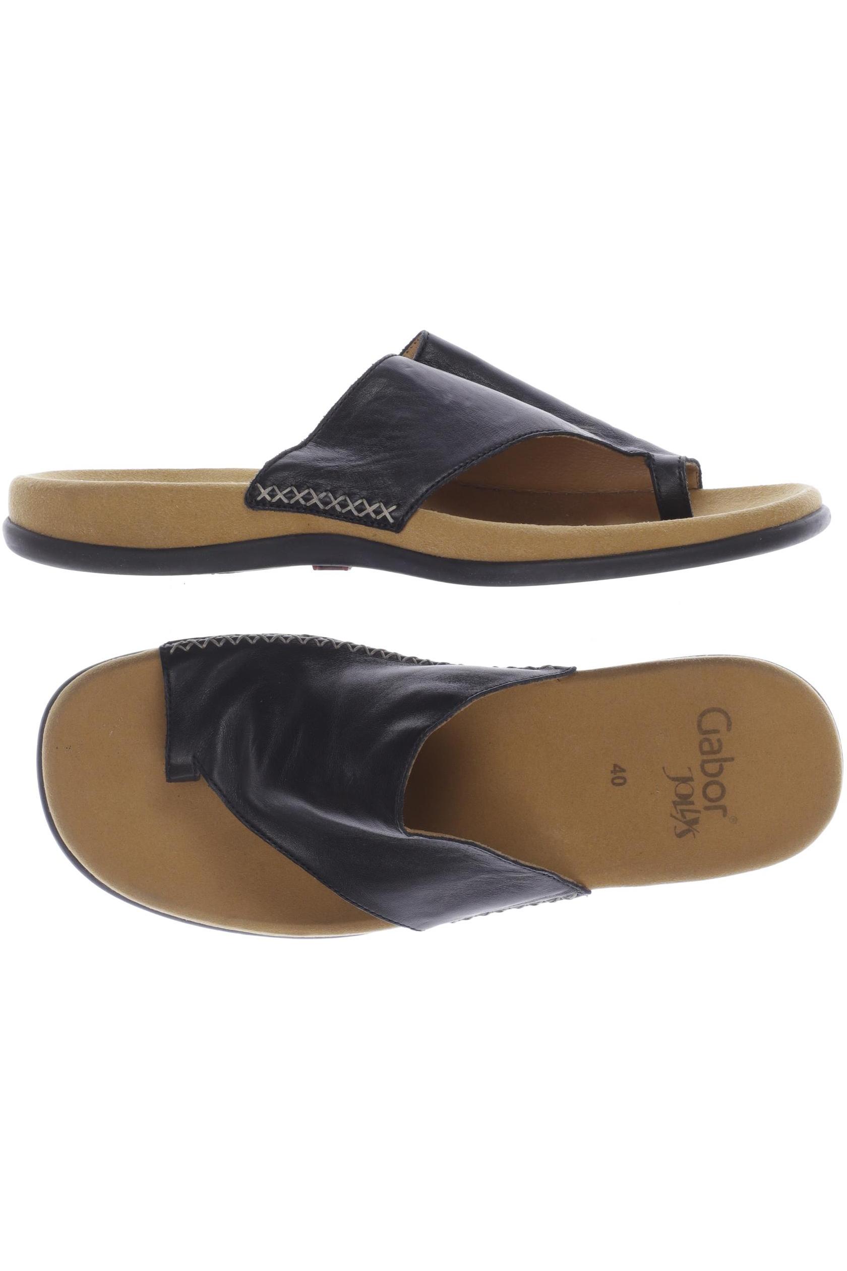 

Gabor Damen Sandale, schwarz, Gr. 40