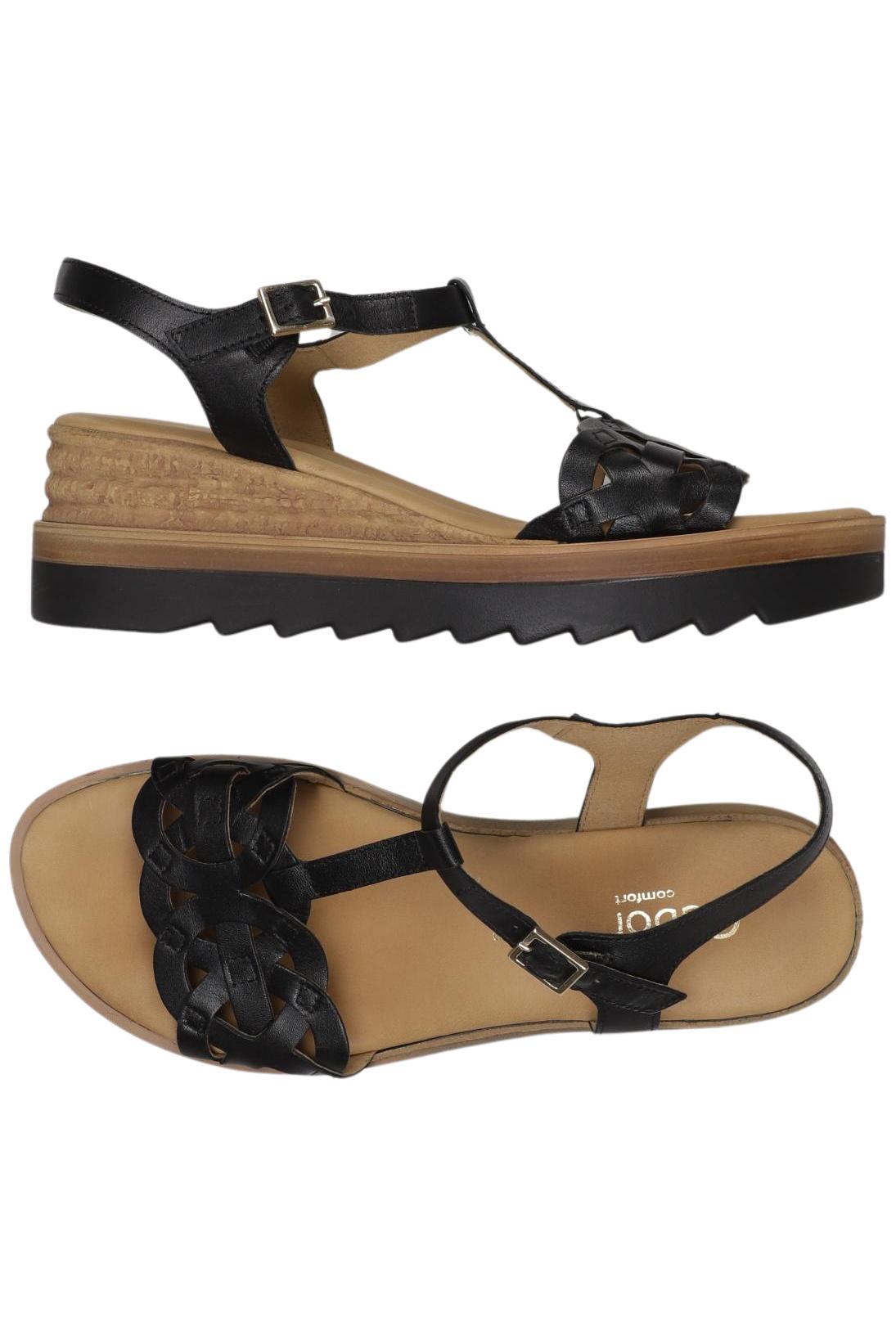 

Gabor Damen Sandale, schwarz, Gr. 40