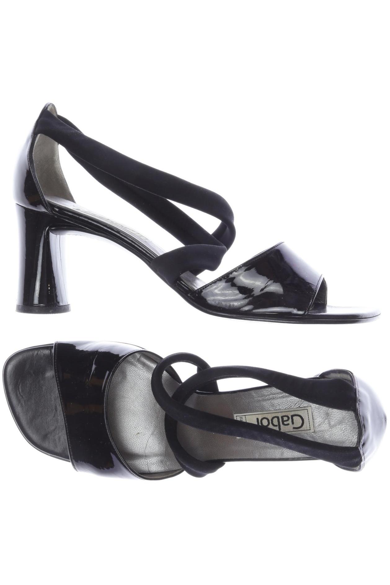 

Gabor Damen Sandale, schwarz, Gr. 6.5