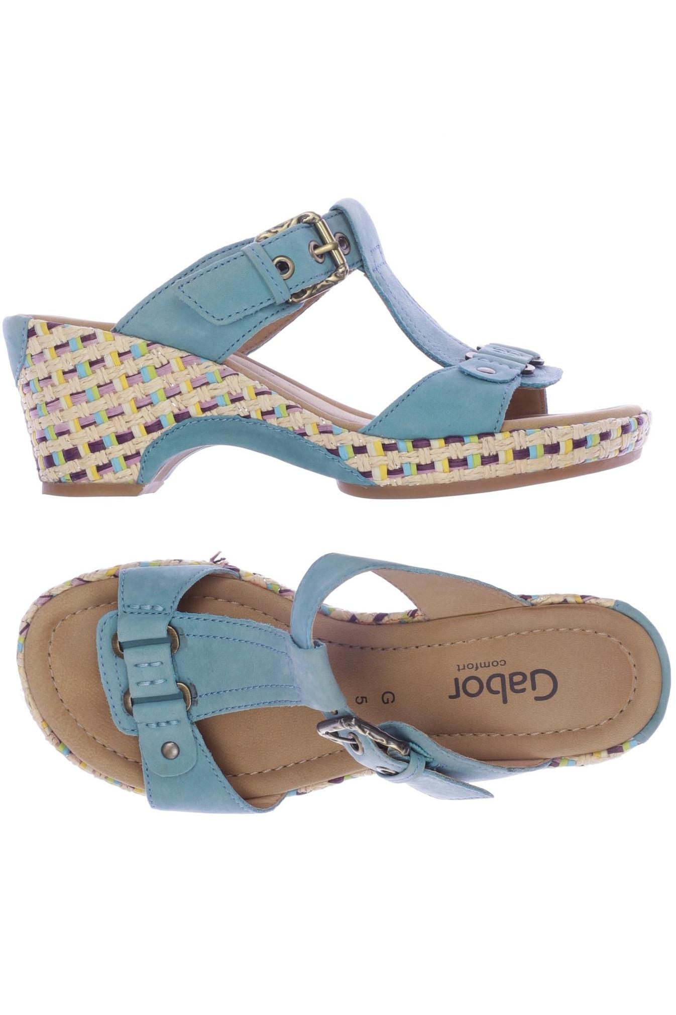 

Gabor Damen Sandale, türkis, Gr. 5