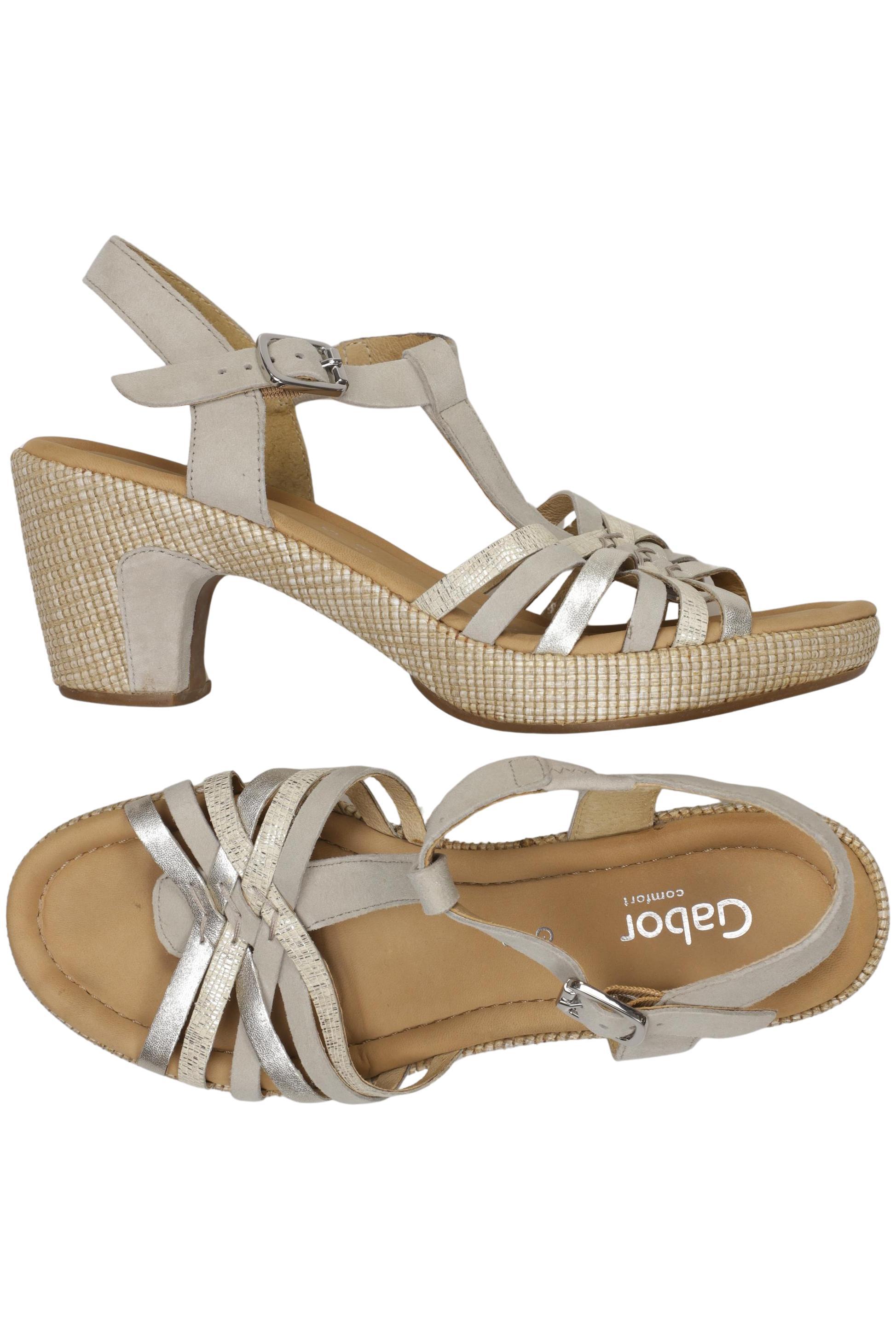 

Gabor Damen Sandale, beige, Gr. 8