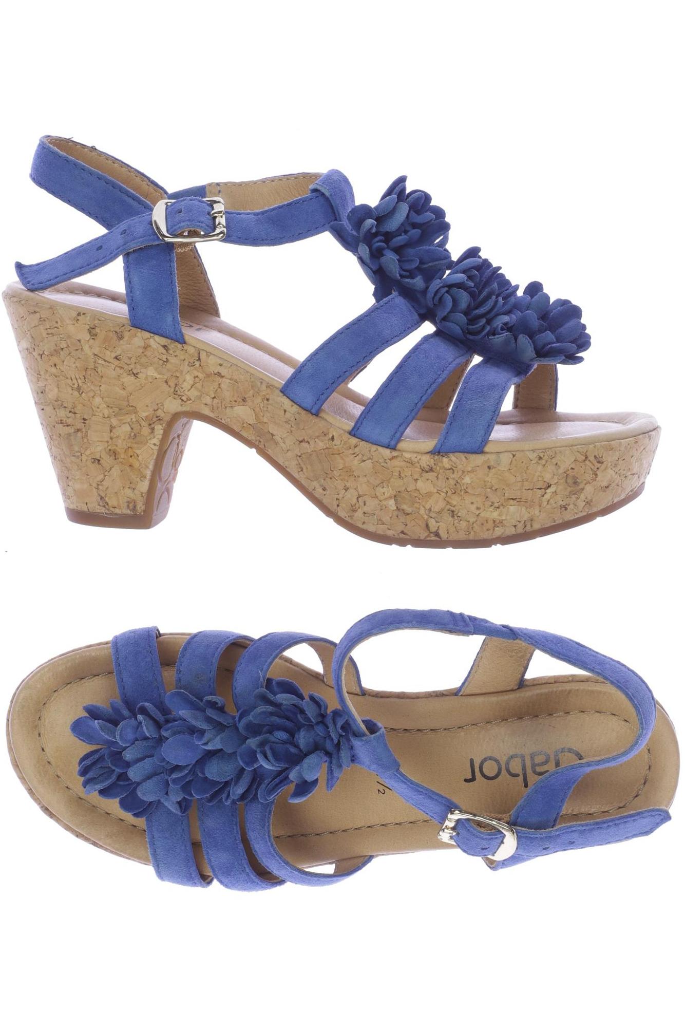 

Gabor Damen Sandale, blau, Gr. 36