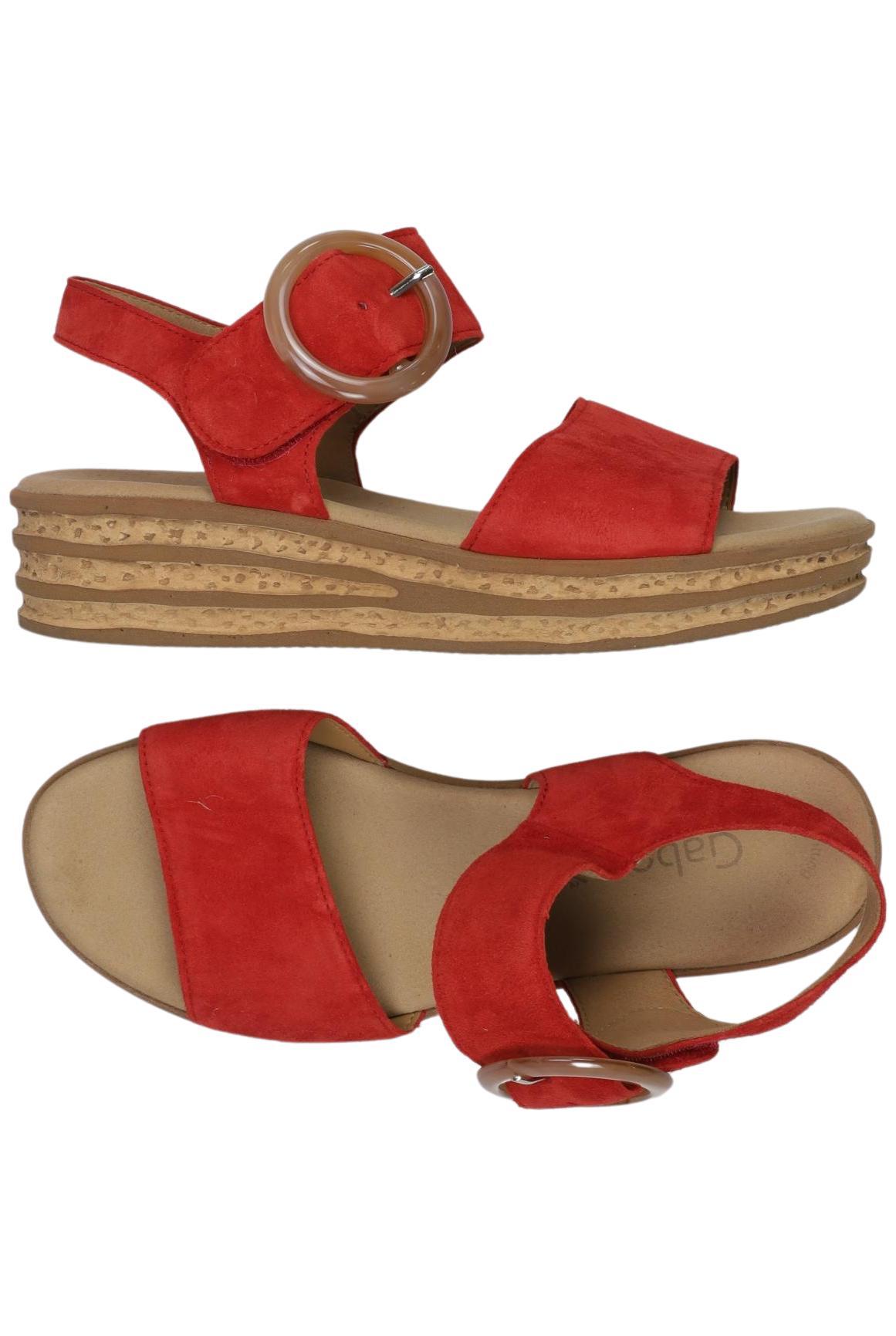 

Gabor Damen Sandale, rot, Gr. 5.5