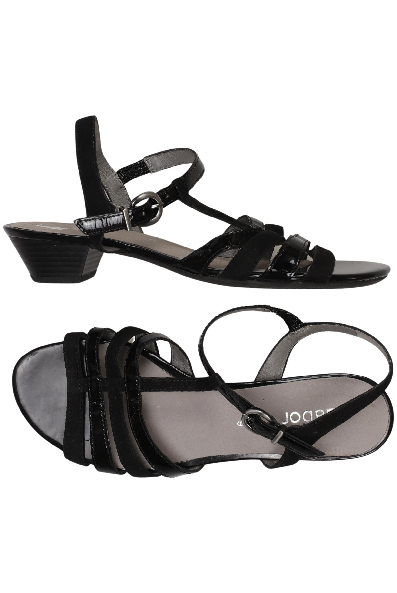 

Gabor Damen Sandale, schwarz, Gr. 6