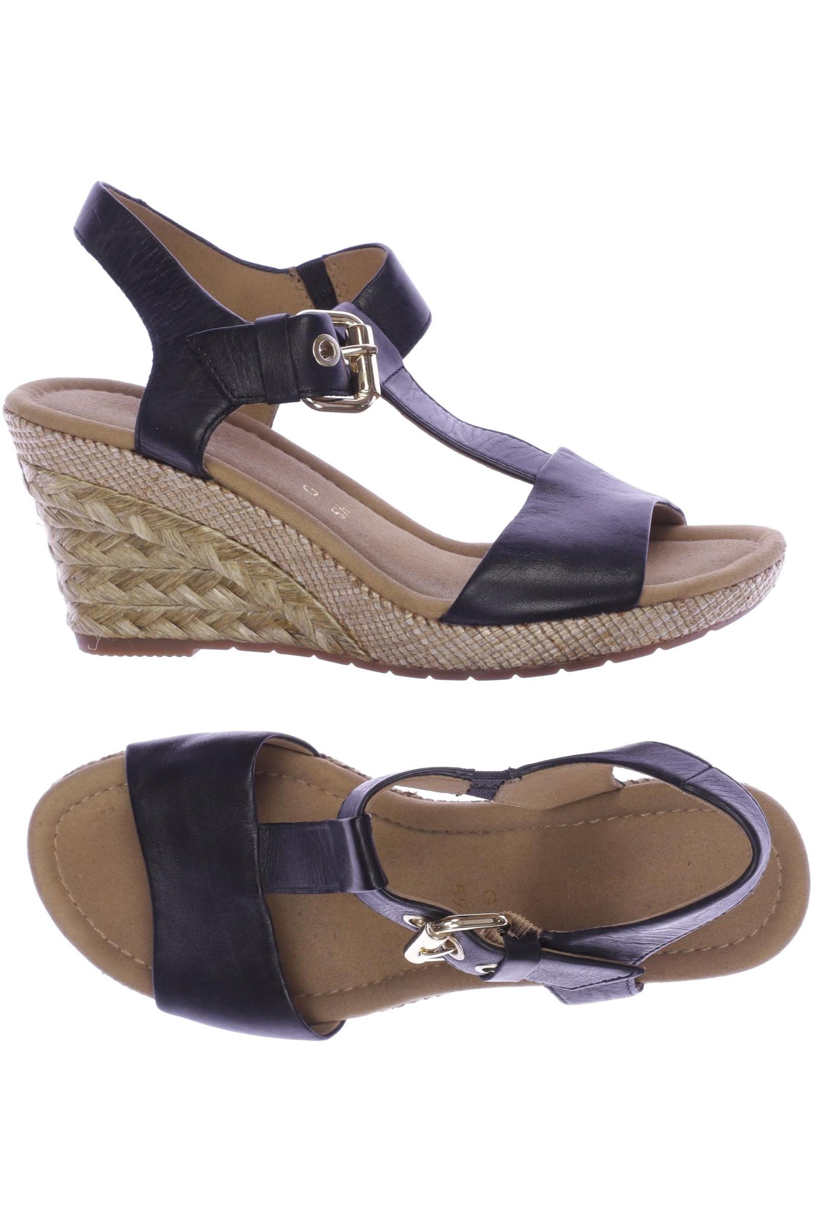 

Gabor Damen Sandale, schwarz, Gr. 5.5