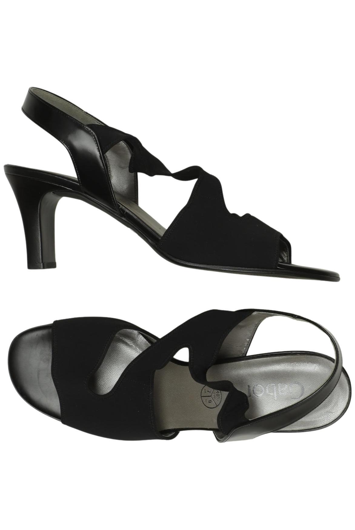 

Gabor Damen Sandale, schwarz, Gr. 40.5