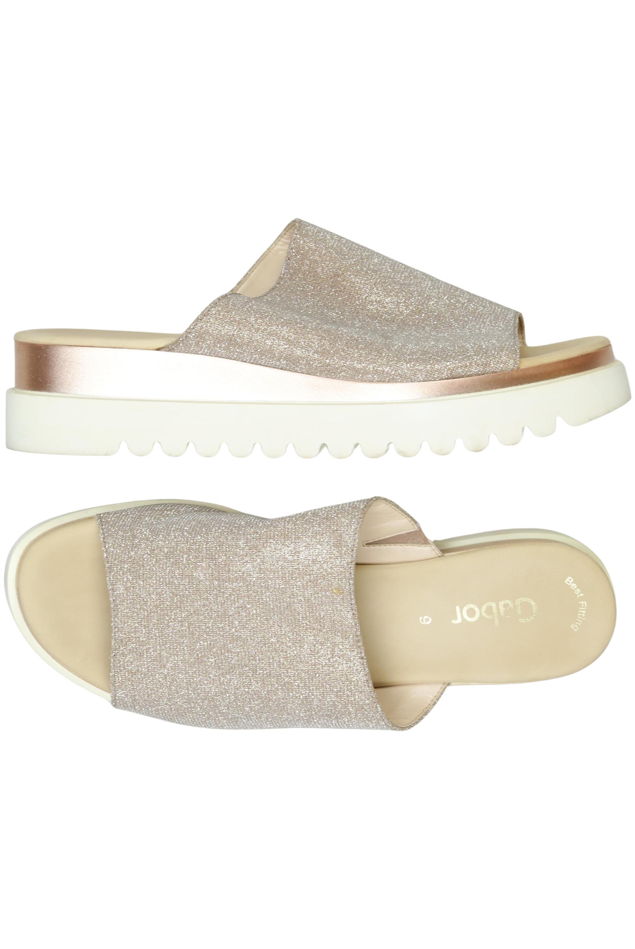 

Gabor Damen Sandale, gold, Gr. 9