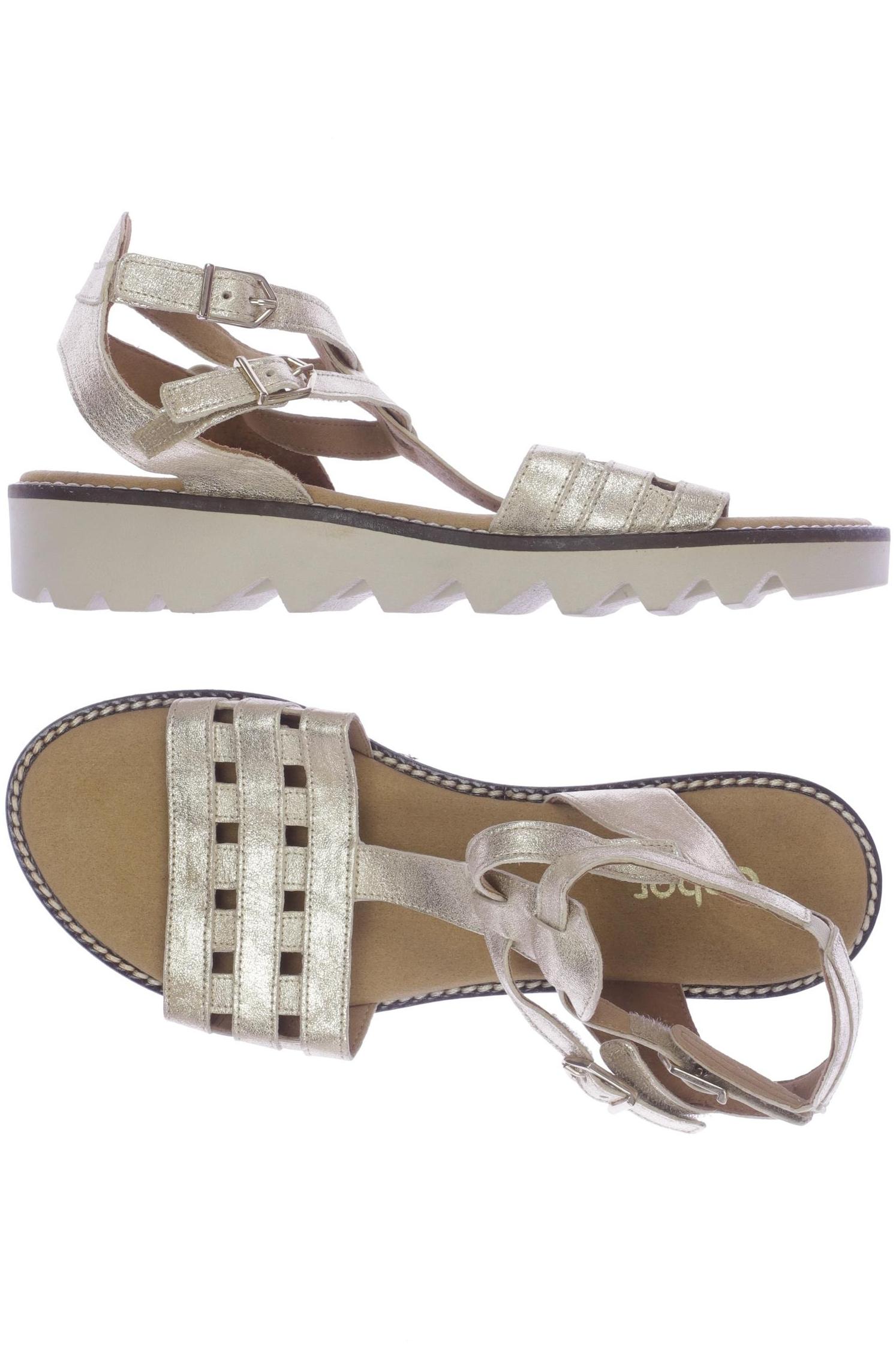 

Gabor Damen Sandale, gold, Gr. 7.5