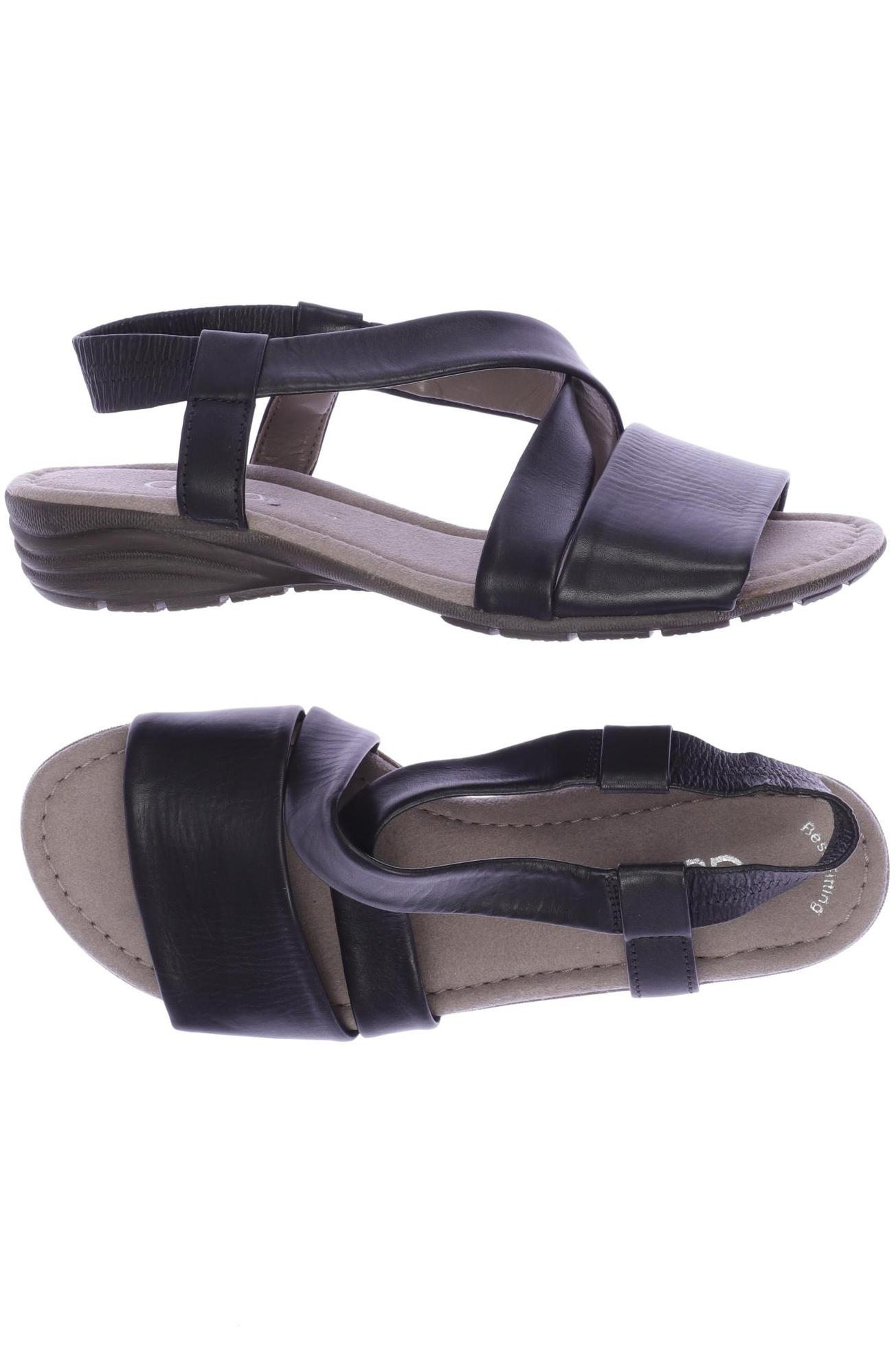 

Gabor Damen Sandale, schwarz, Gr. 4.5