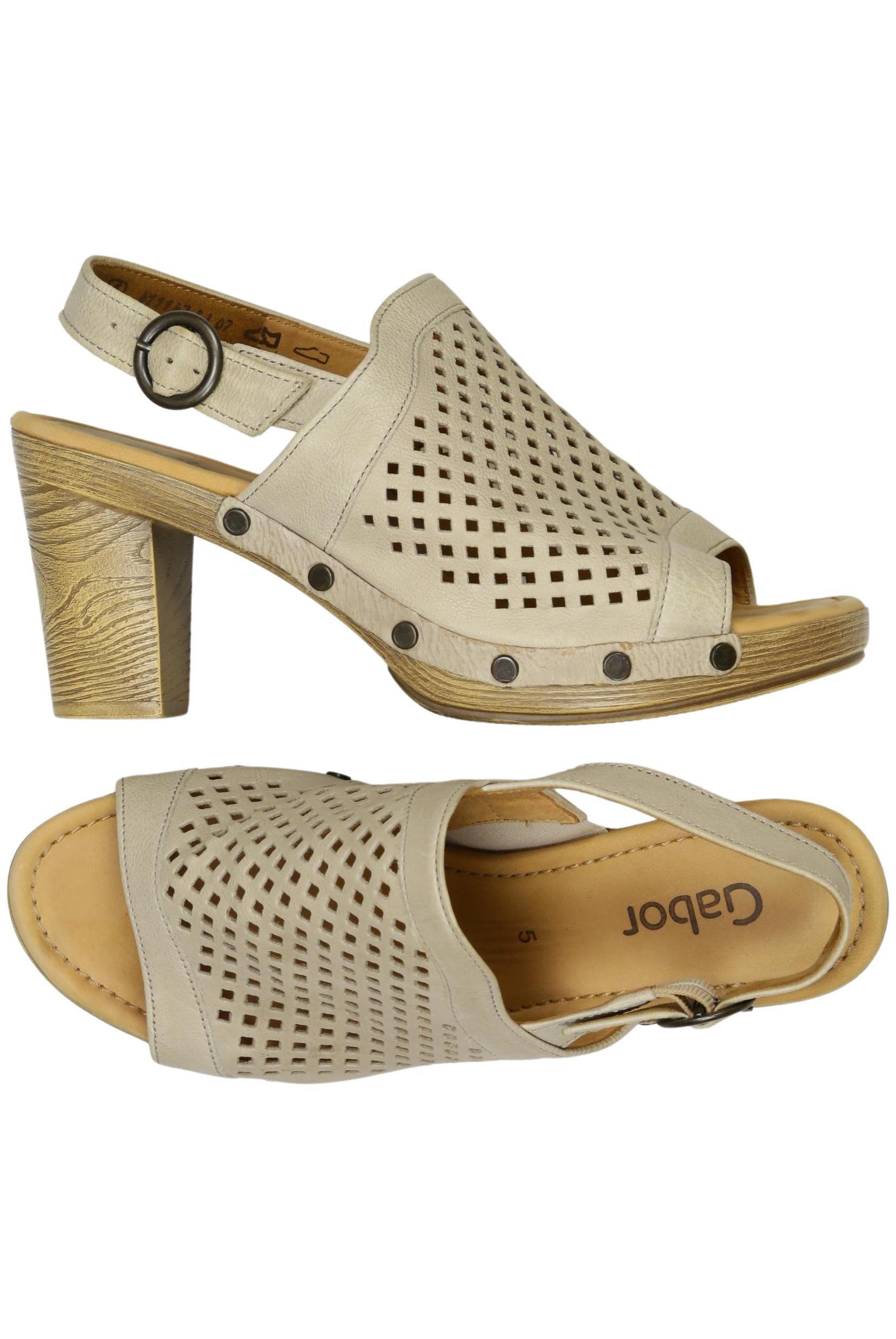 

Gabor Damen Sandale, beige, Gr. 5