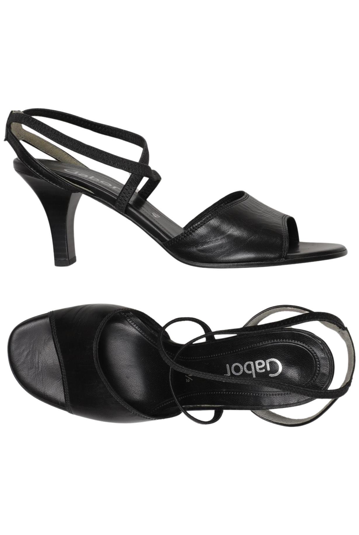 

Gabor Damen Sandale, schwarz, Gr. 4.5