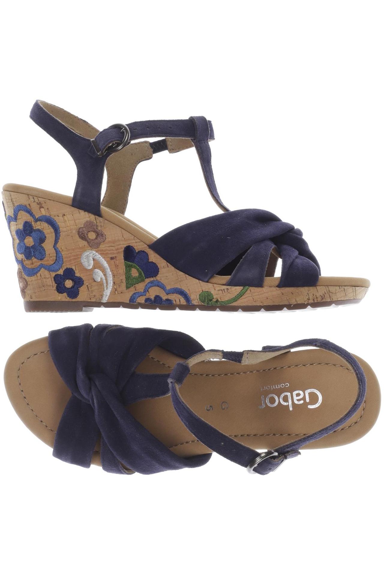 

Gabor Damen Sandale, marineblau, Gr. 5