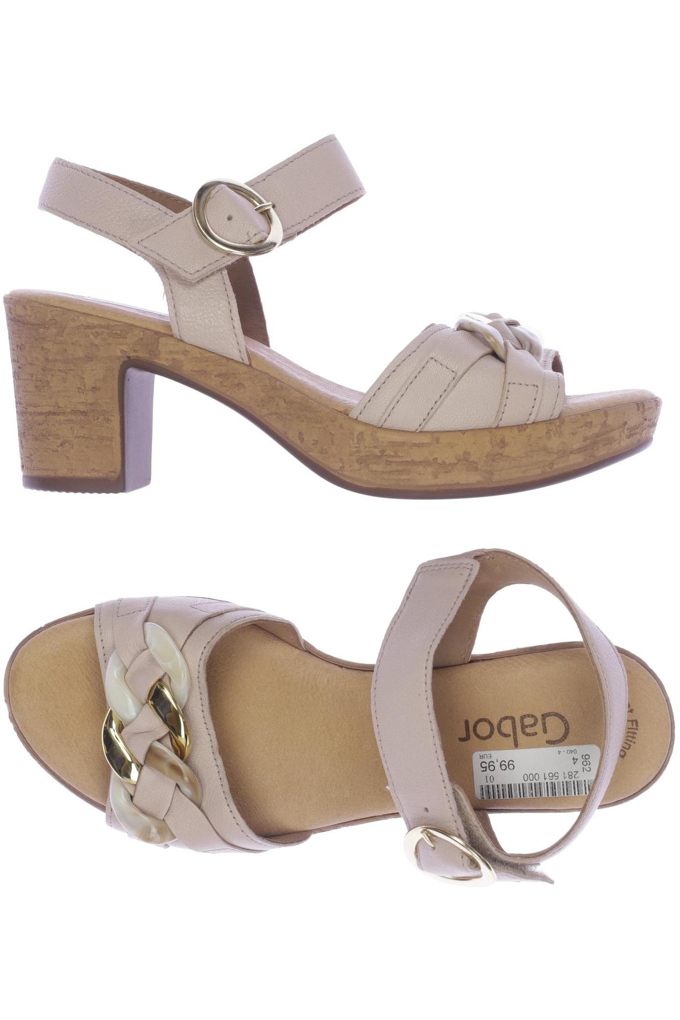 

Gabor Damen Sandale, beige, Gr. 4