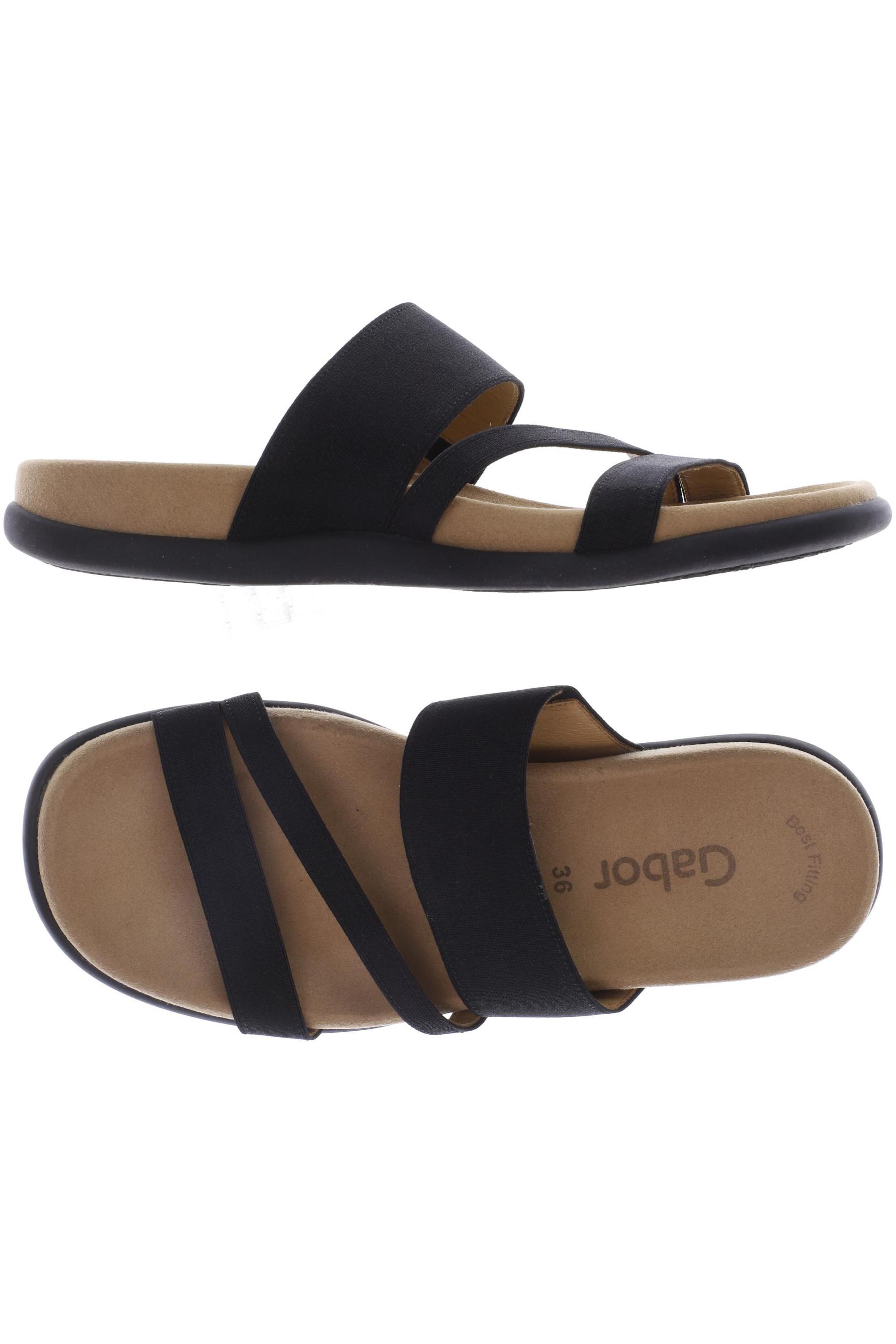 

Gabor Damen Sandale, schwarz, Gr. 36