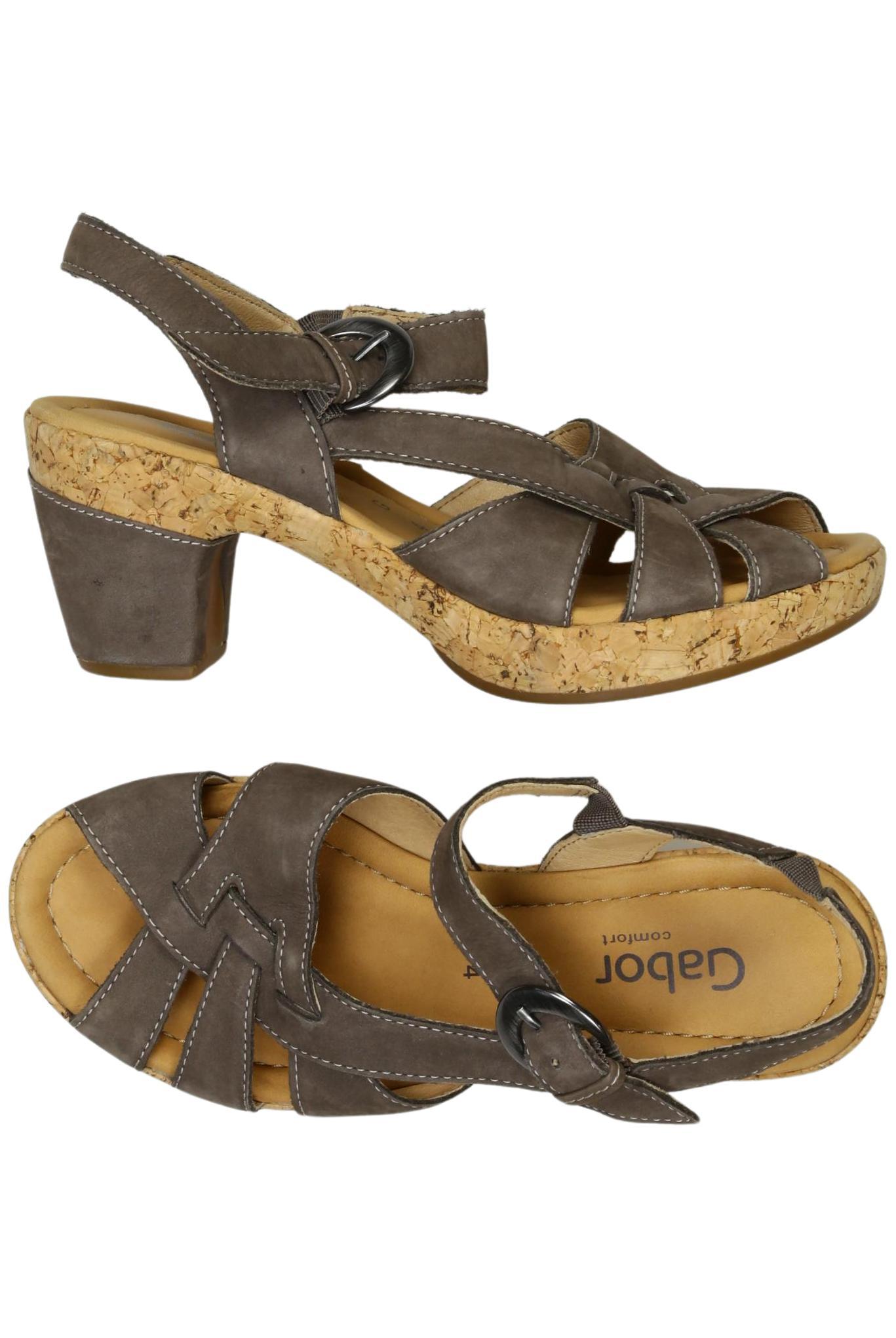 

Gabor Damen Sandale, grau, Gr. 4