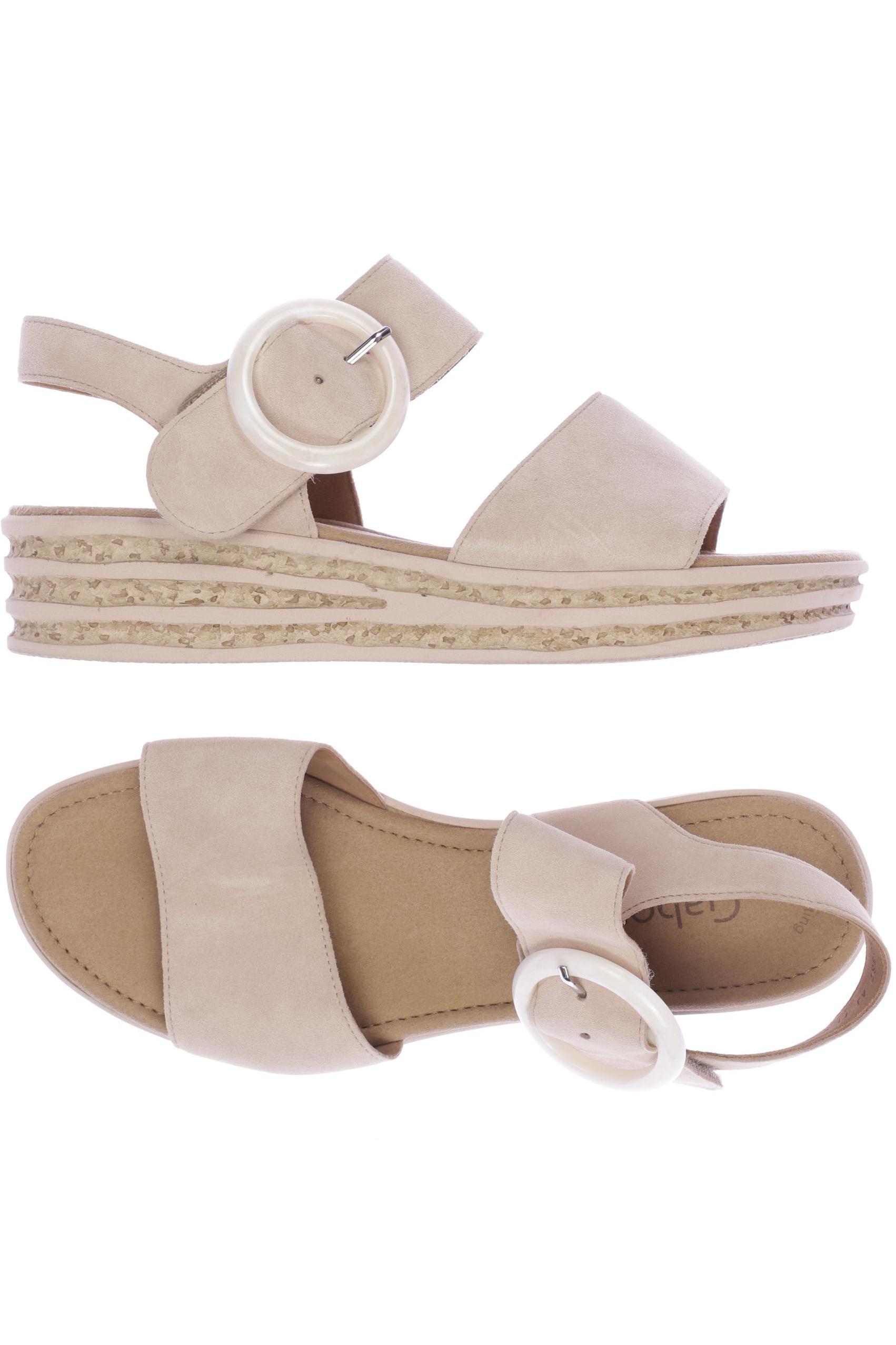 

Gabor Damen Sandale, beige, Gr. 7