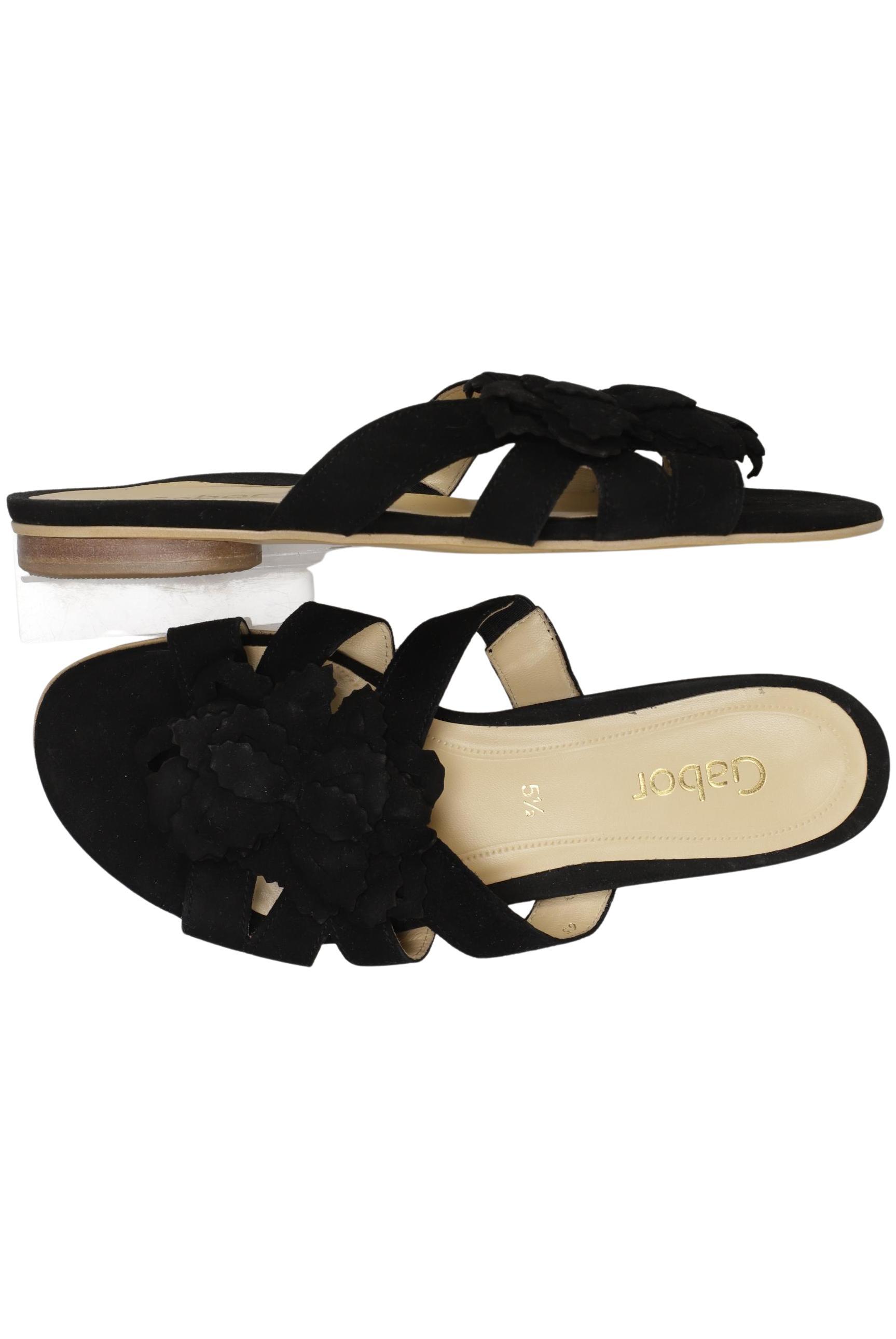 

Gabor Damen Sandale, schwarz, Gr. 5.5